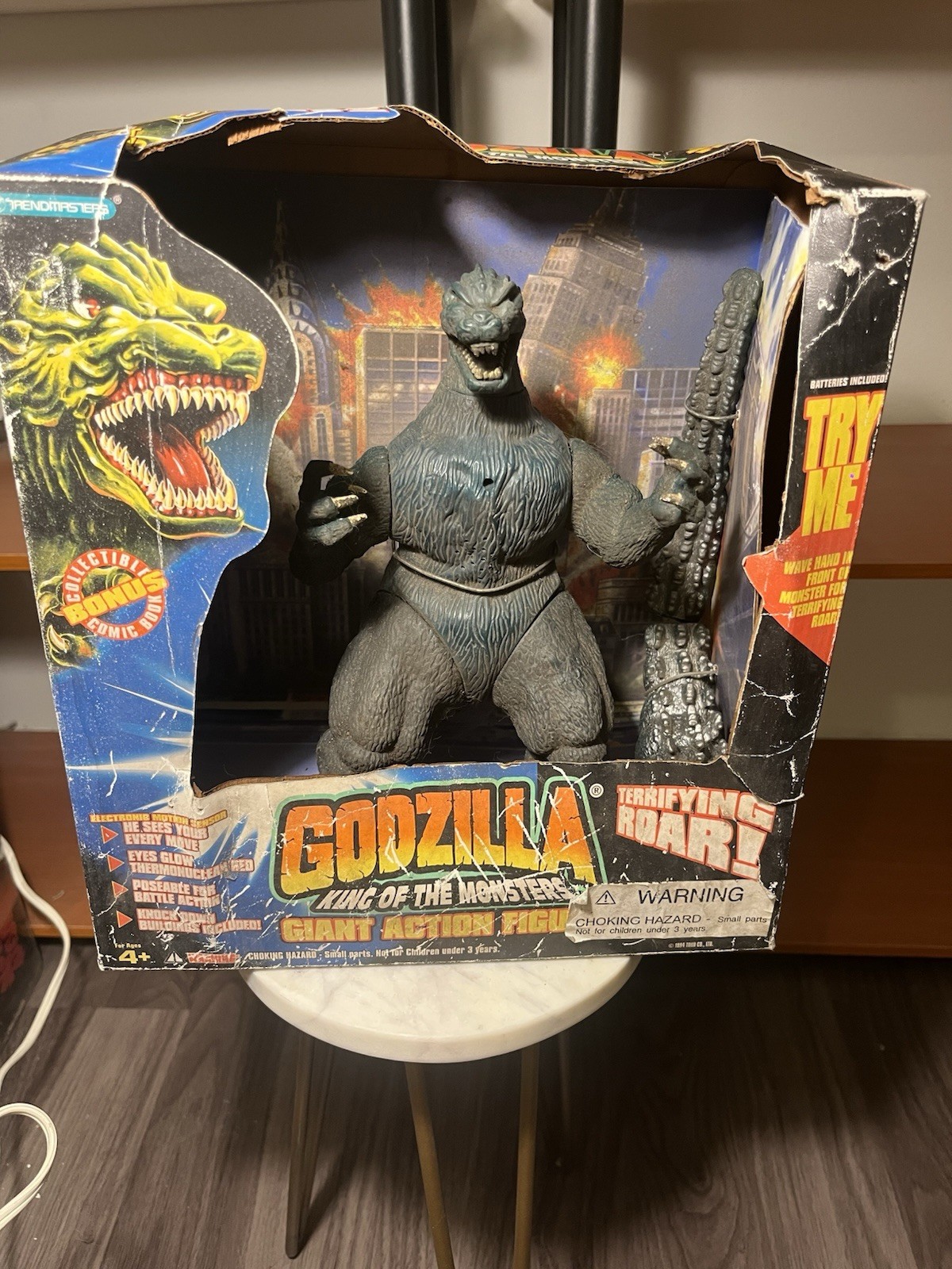 Trendmasters Godzilla King of the Monsters Vintage 1994 Giant Figure in Box Trendmasters Godzilla King of the Monsters Vintage 1994 Giant Figure in Box