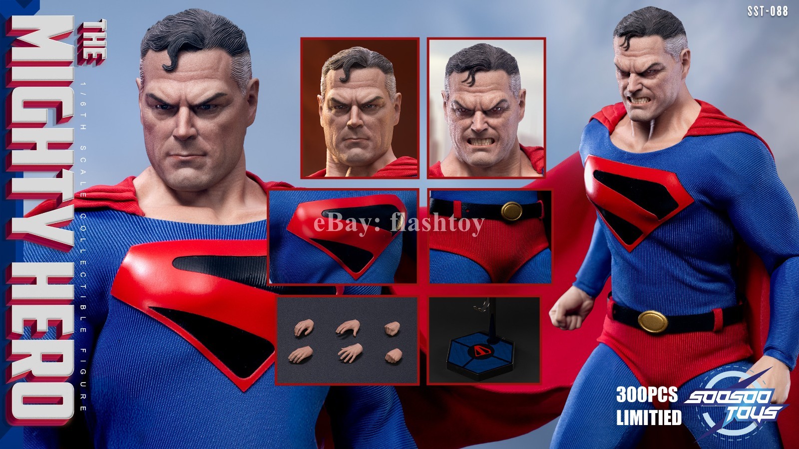 Presale Soosootoys SST-088 1/6 Kingdom Come Super Man Male Action Figure Model