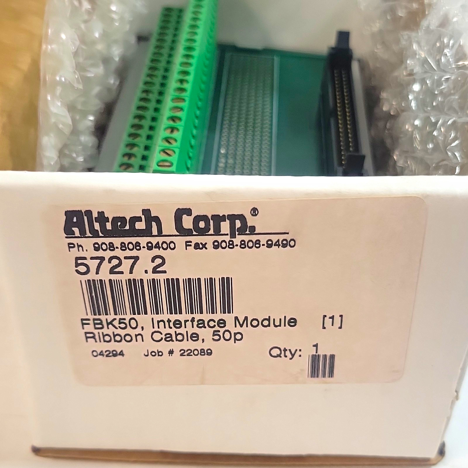 Altech Corp. Interface Module FBK50 5727.2 Ribbon Cable 50p Digital