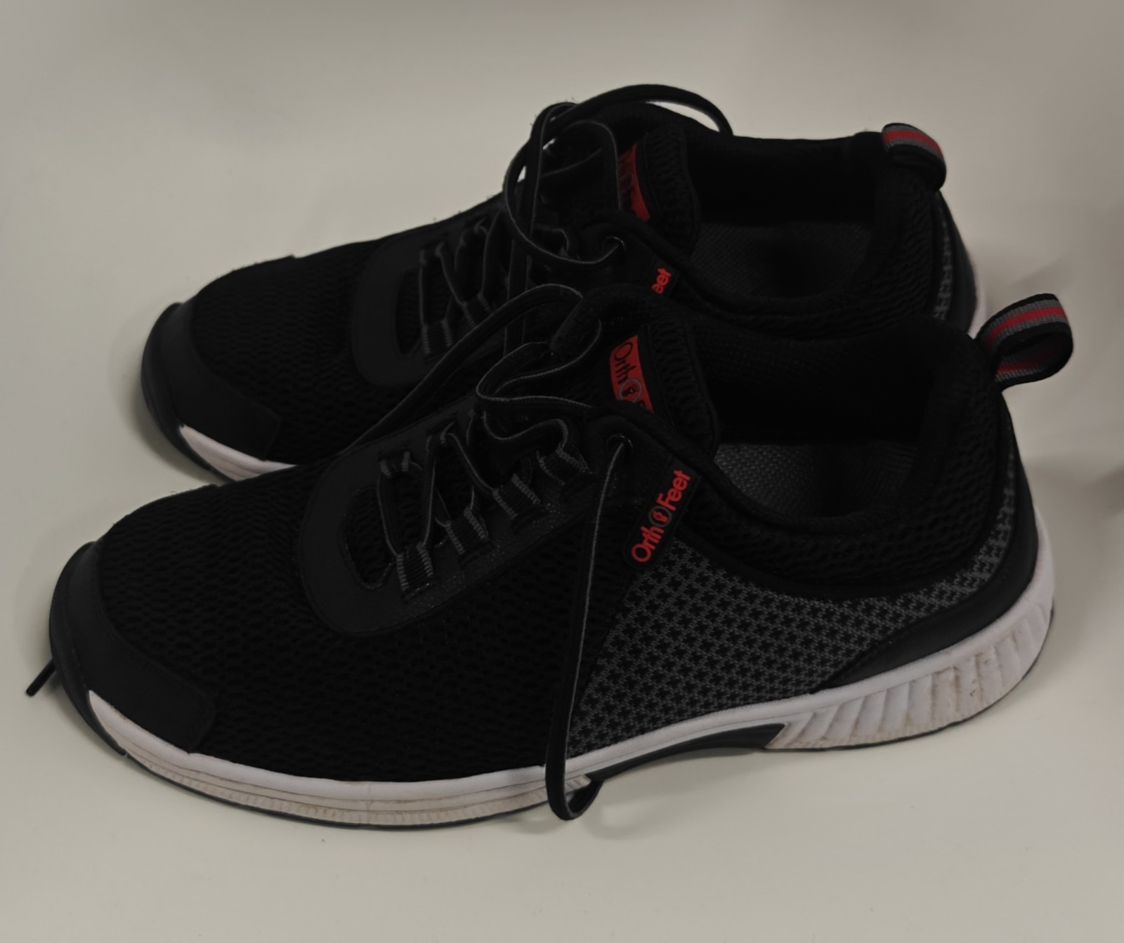 Orthofeet Edgewater 617 Men 11.5 D Medium Wide Black Mesh Athletic Walking Shoes Orthofeet Edgewater 617 Men 11.5 D Medium Wide Black Mesh Athletic Walking Shoes
