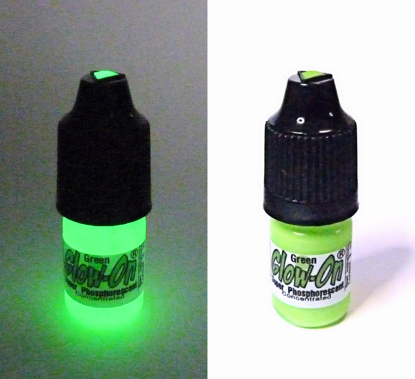 Glow-On GREEN For Gun Sights, Fishing Lures W/Tip Applicator 3 ml Bottle