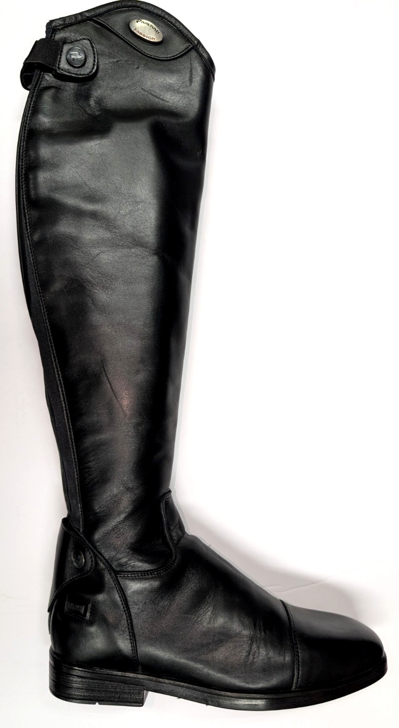 NEW - Parlanti Denver Classic in Black Italian Leather Dress Boots 37 LH+ $1000+