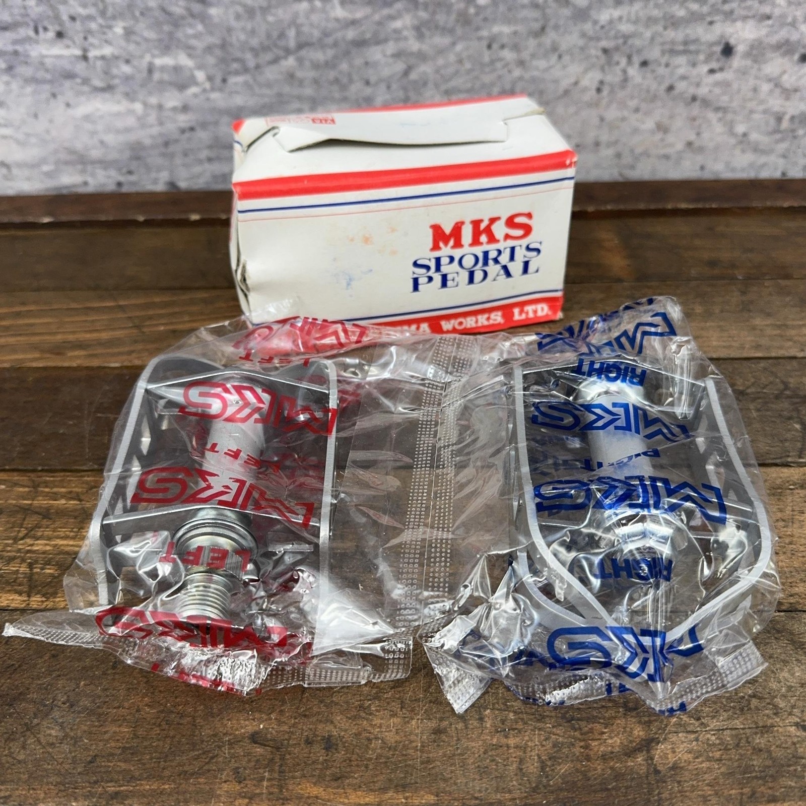 Vintage MKS Quill 2K Sports Pedal NOS 9/16 Quill Set Road Japan Alloy 410g New