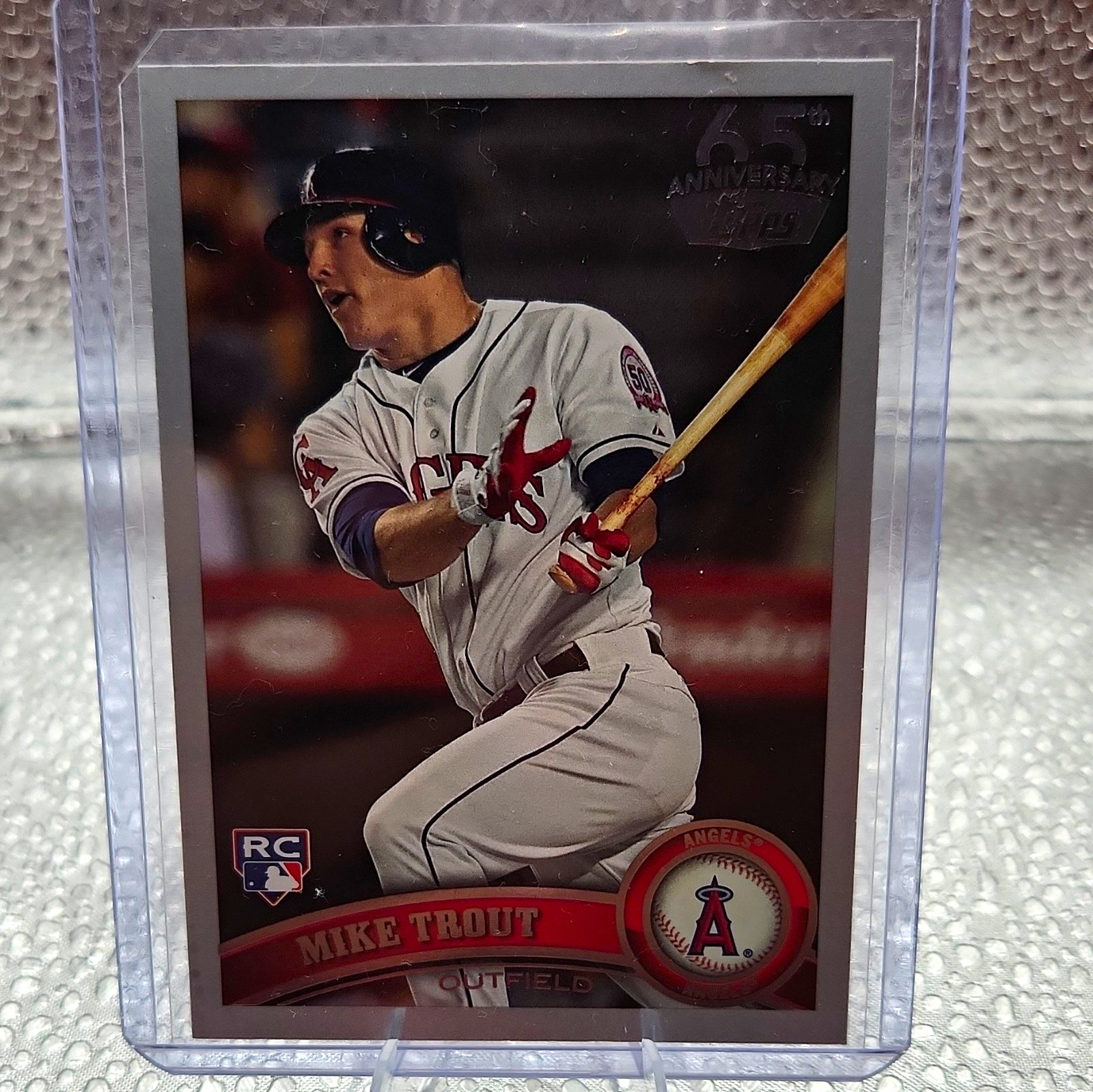 Topps 2016 Mike Trout Celebrating 65 Years Reprints Rookie Insert #US175