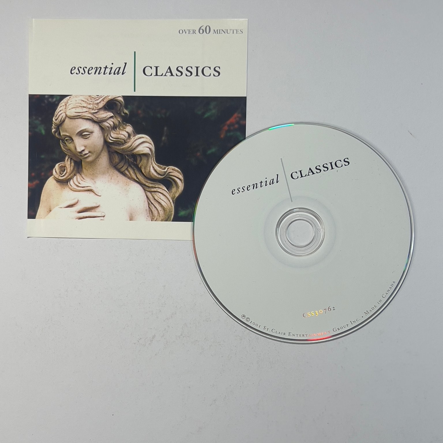 Essential Classics CD 2001 Classical Compilation St. Clair Label CD & ARTWORK