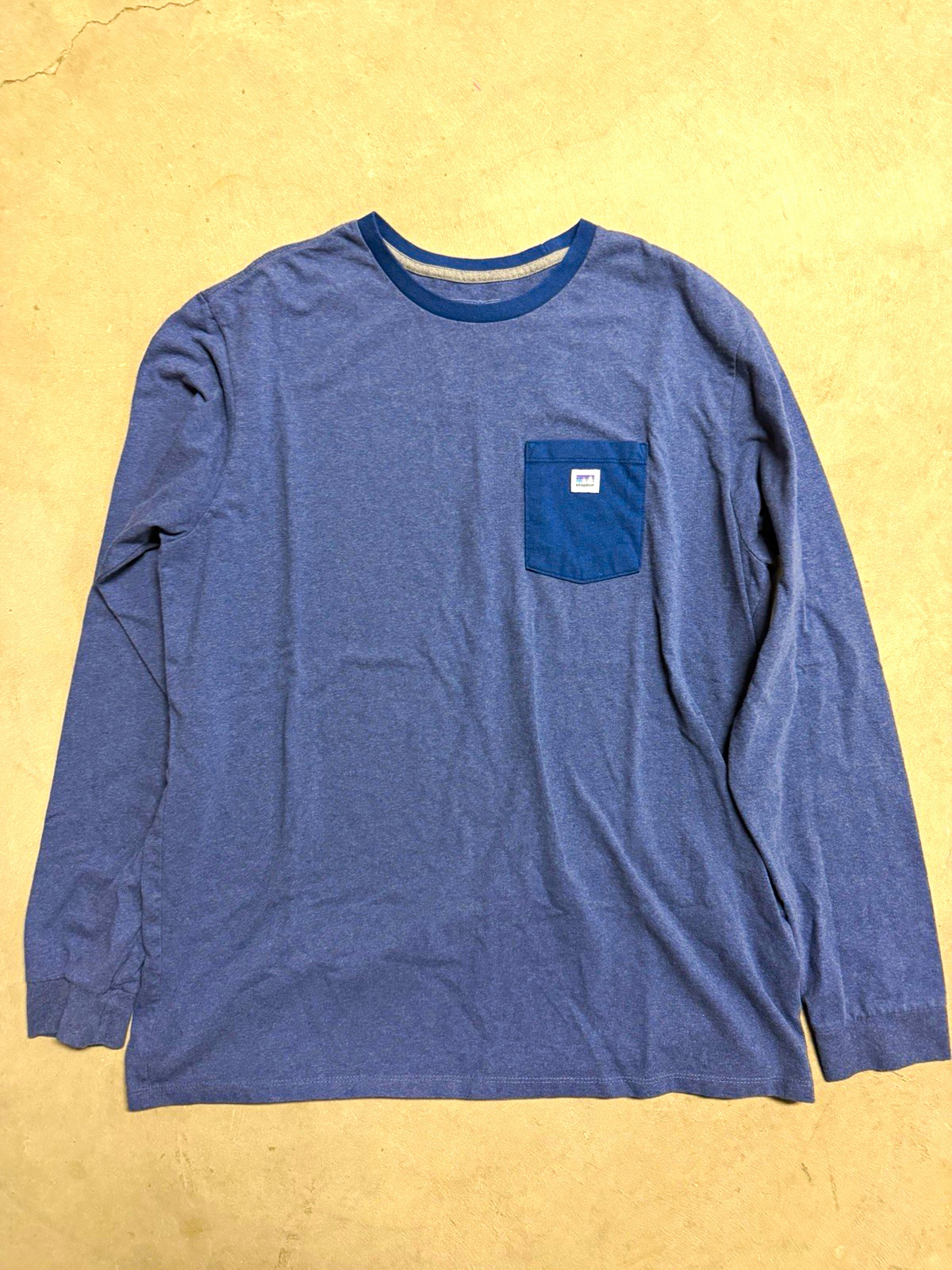 Patagonia Responsibili-Tee Men’s Long Sleeve Pocket T-Shirt Size L