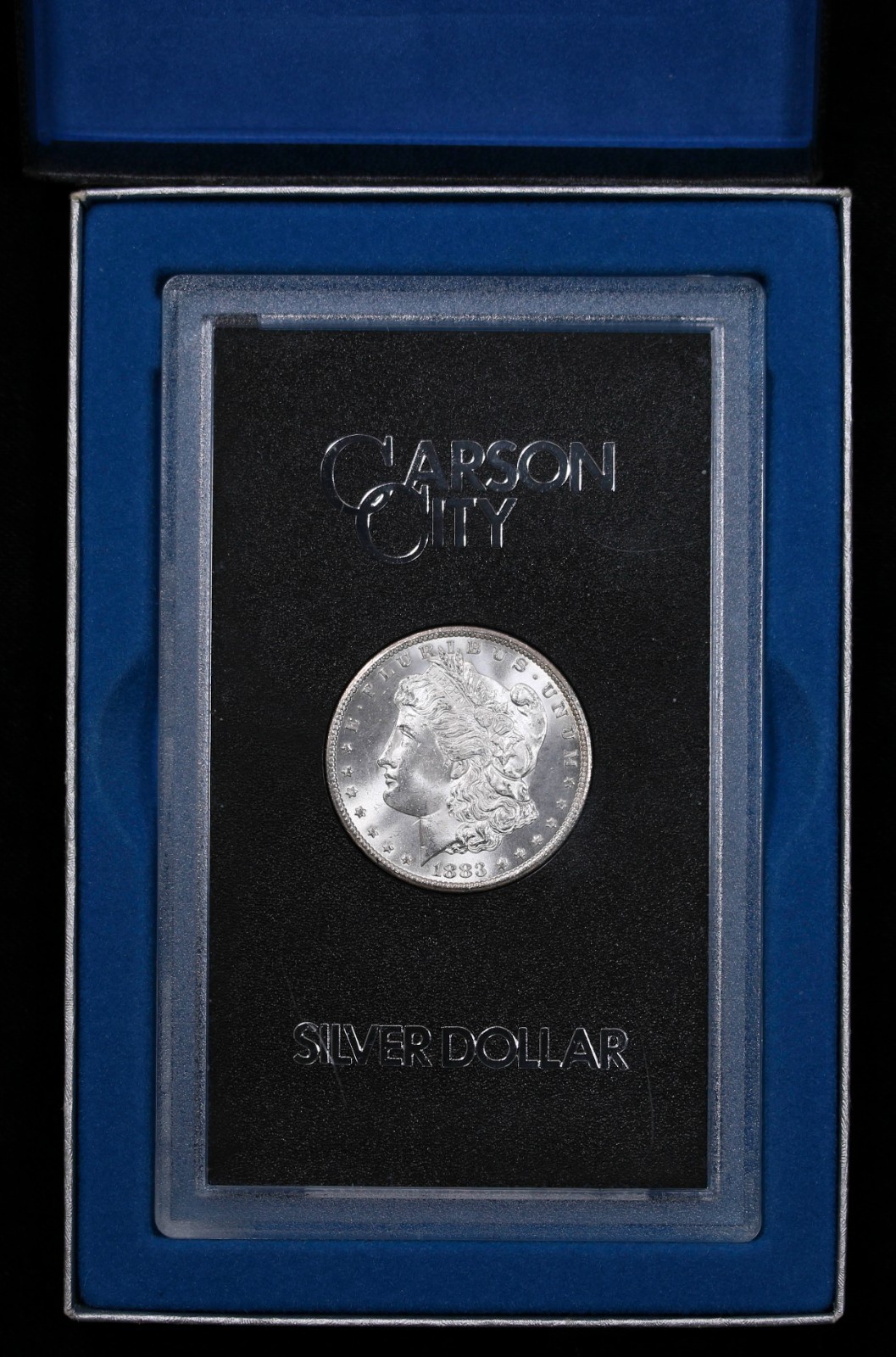 1883 CC GSA Morgan Silver Dollar Box & COA #B1129