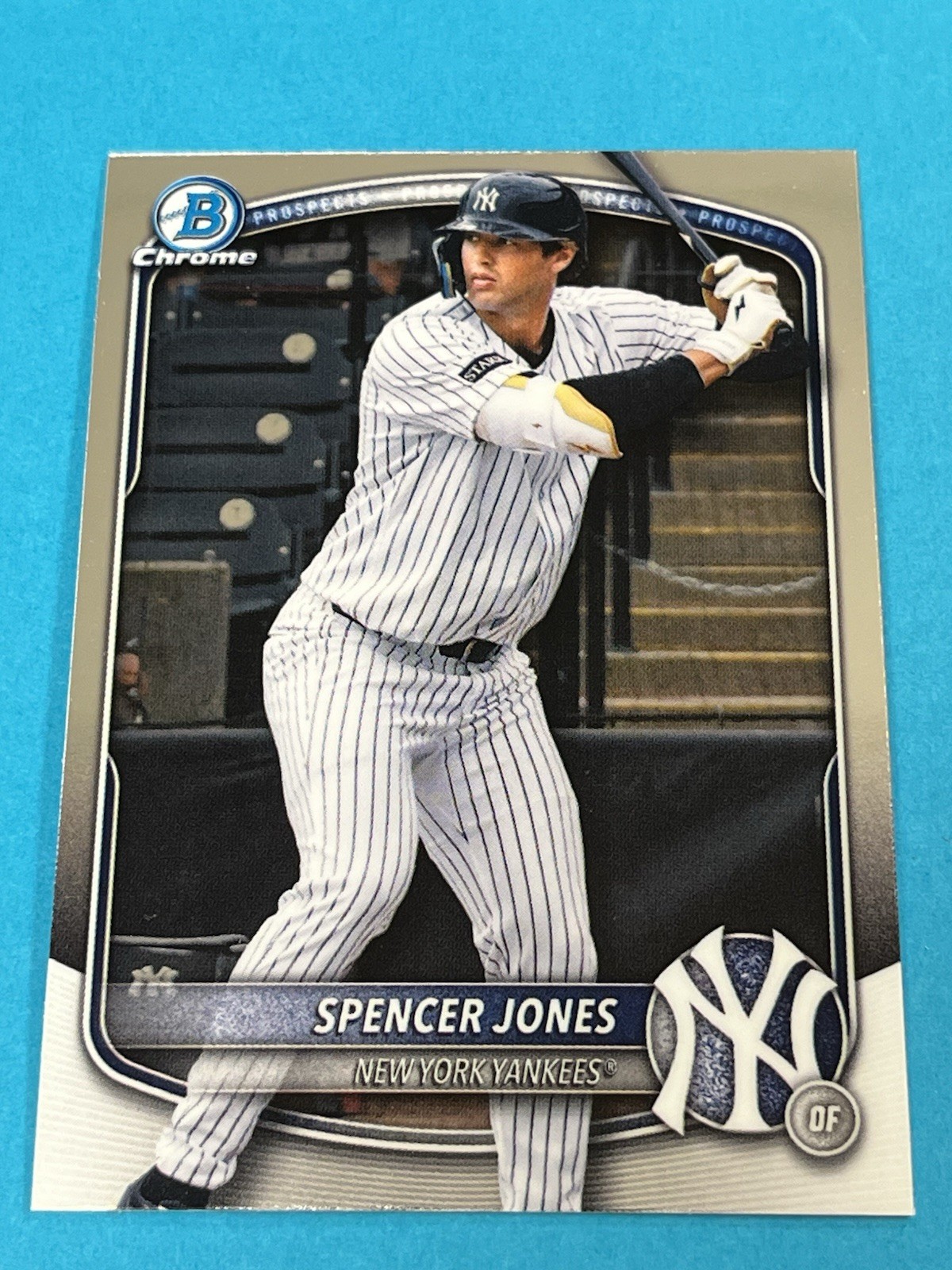 2025 Bowman Draft Spencer Jones Chrome #BDC-9 New York Yankees Qty Avail