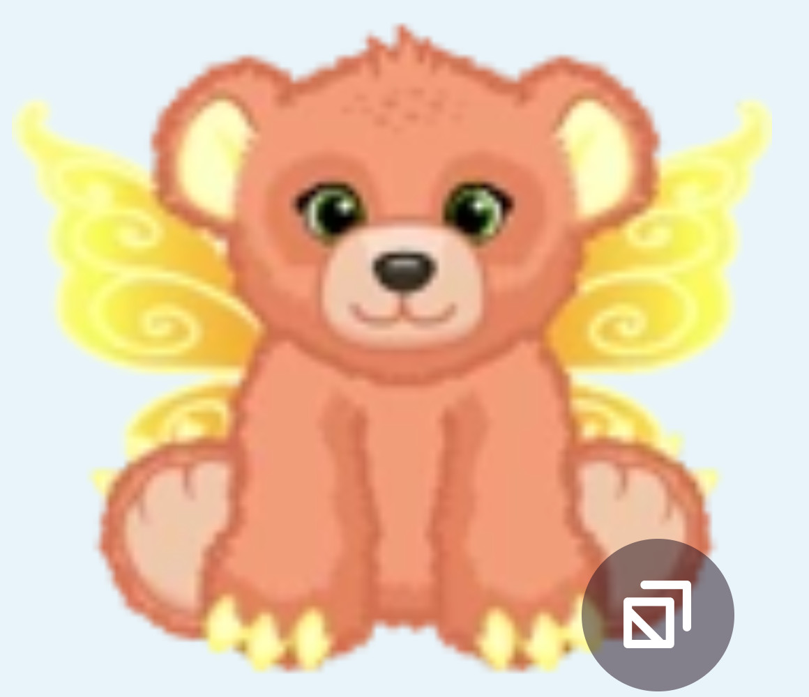 Webkinz Fairykinz Bear Cub RARE PROMO orange yellow grizzly polar Virtual code Webkinz Fairykinz Bear Cub RARE PROMO orange yellow grizzly polar Virtual code