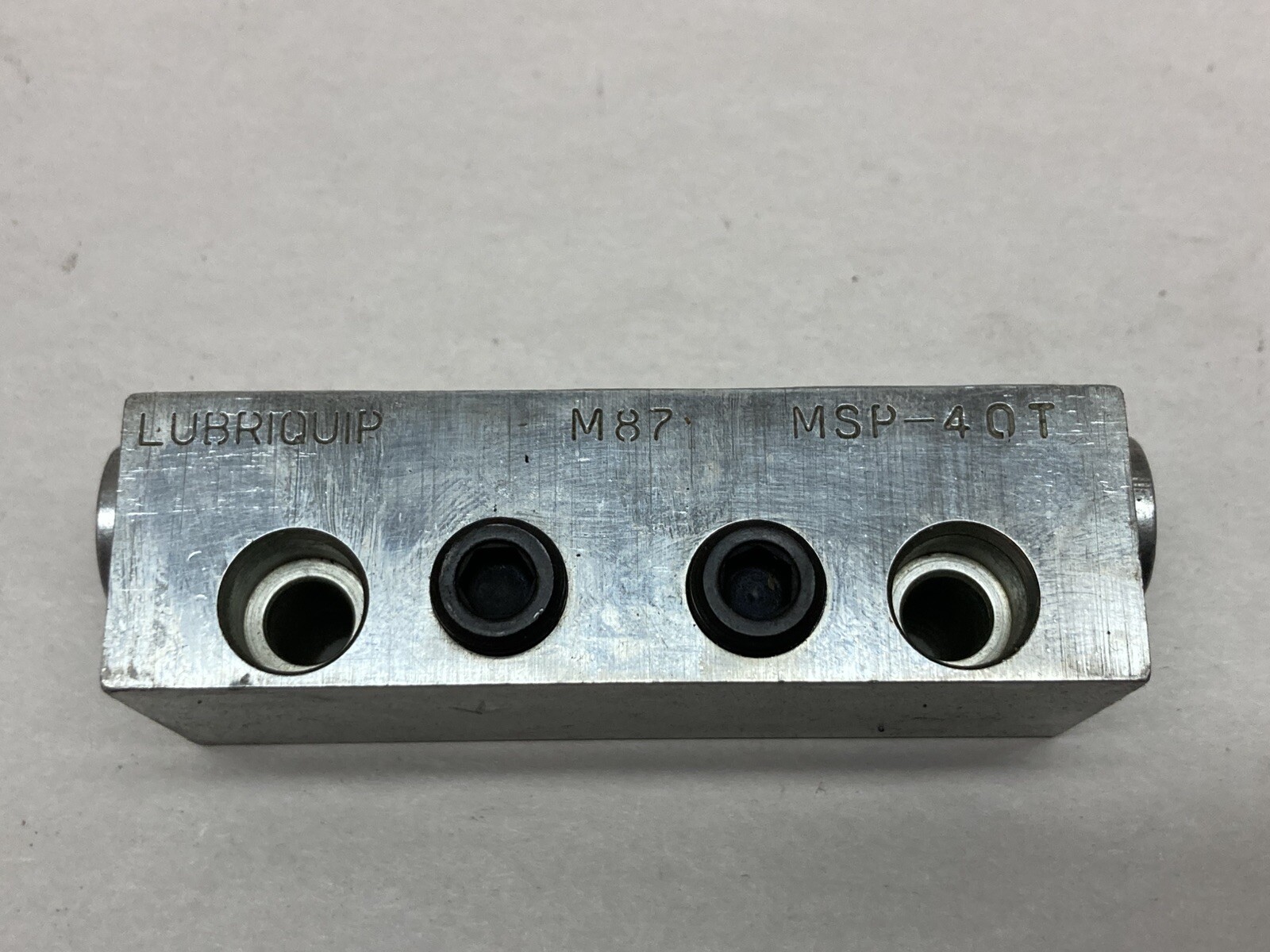 Graco Lubriquip,MSP-40T,Modular Divider Valve Block