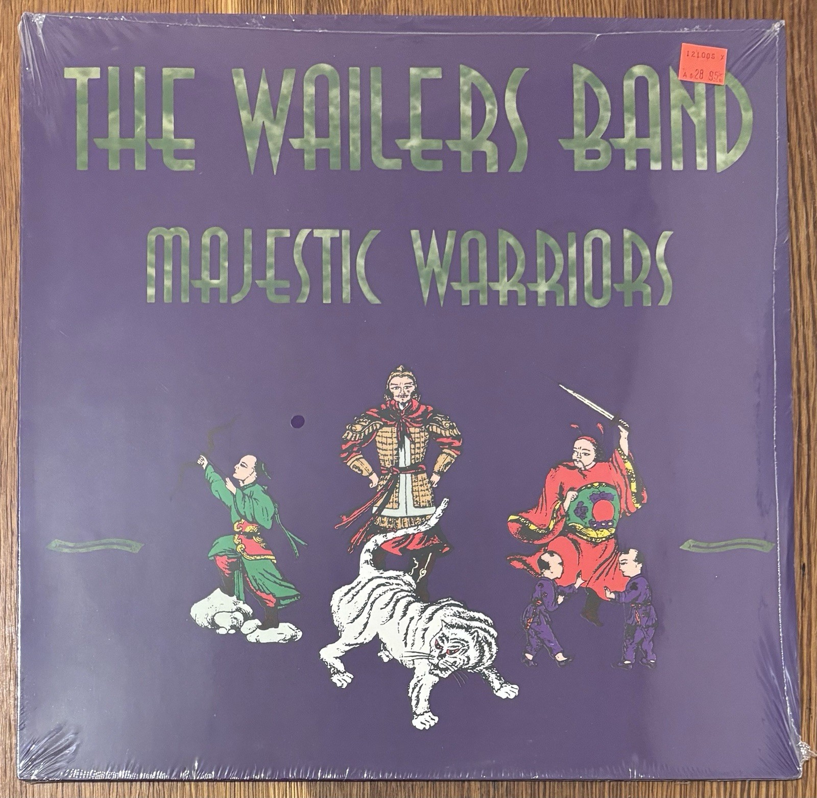 THE WAILERS BAND - Majestic Warriors LP 1991 Original SEALED Vinyl Tabu Reggae