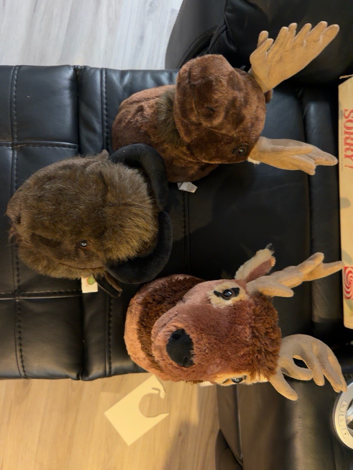 Adore Plush Faux Taxidermy Wall Mount Animal Heads Moose Deer Buffalo Lodge Deco
