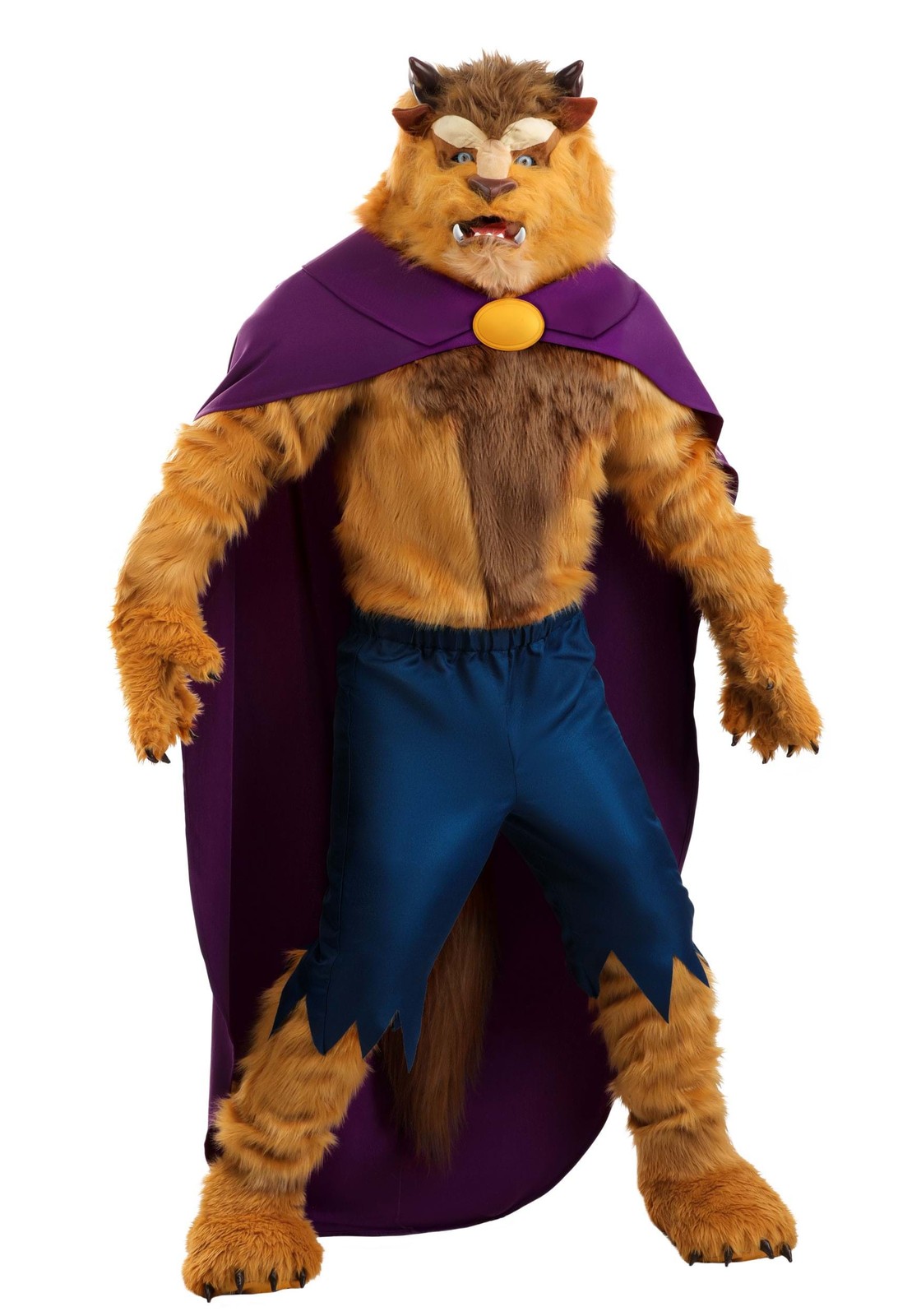 Men\'s Authentic Caped Disney Beast Costume Men\'s Authentic Caped Disney Beast Costume