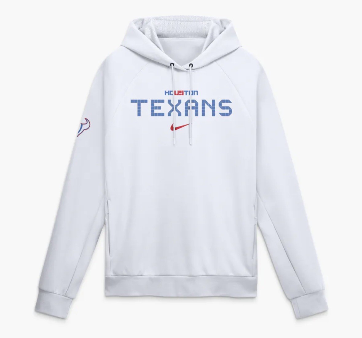 Houston Texans Nike 2026 Rivalries Collection Dri-FIT Pullover Hoodie - White Houston Texans Nike 2026 Rivalries Collection Dri-FIT Pullover Hoodie - White
