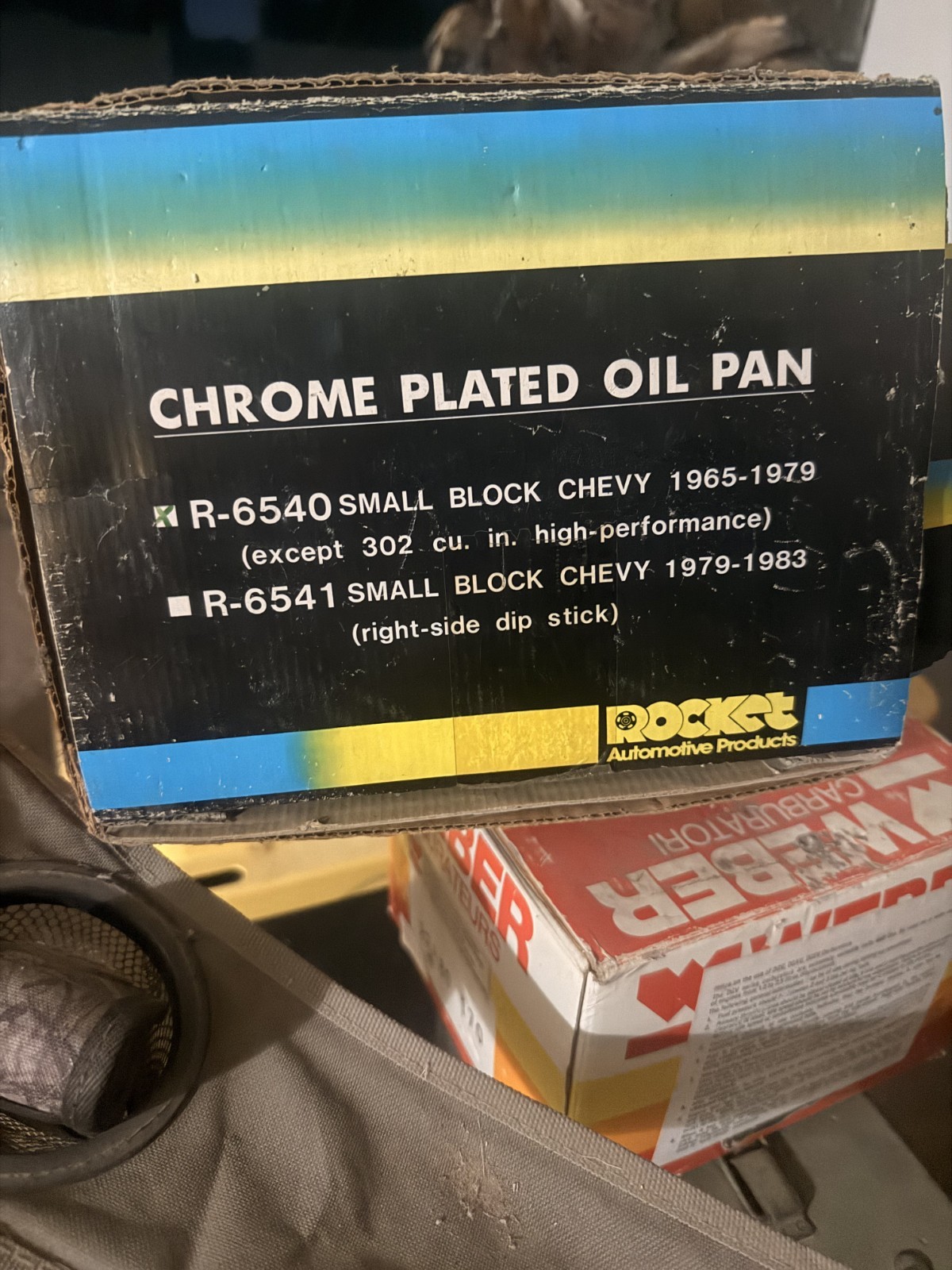 NOS Vintage NAPA Balkamp R-6540 Heavy Duty Stamped Steel Engine Oil Pan