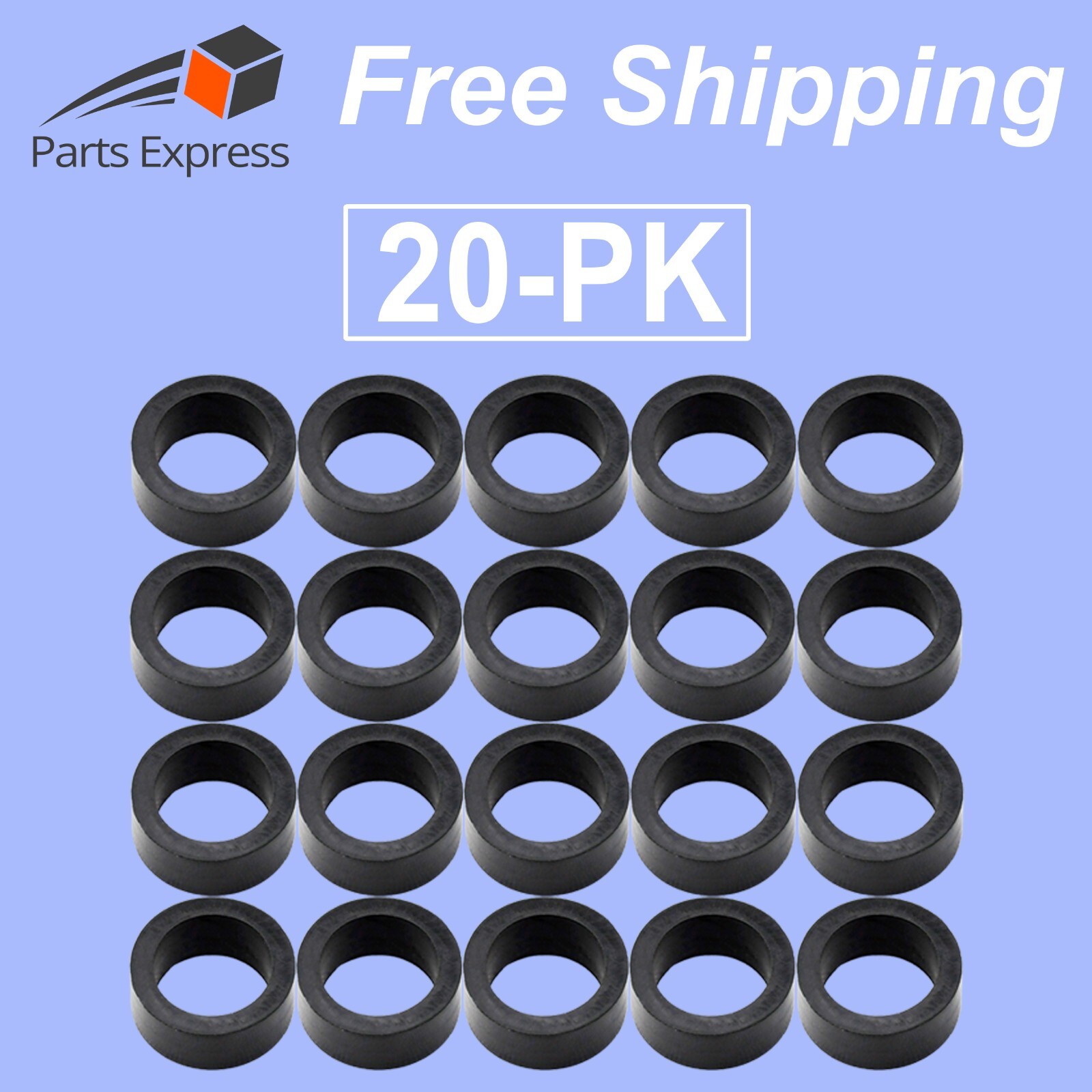 [20-PK] PREMIUM EPDM RUBBER GASKET FOR  5/8\