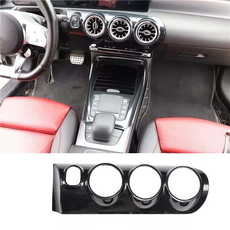 Air Outlet Vent Cover For Mercedes Benz AMG35 Carbon Fiber 19~21 Middle Console