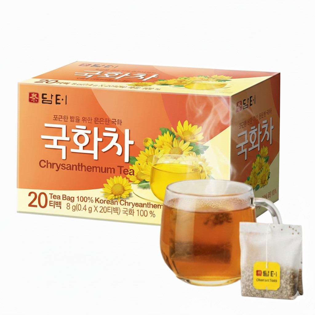 Damtuh Korean Chrysanthemum Tea 담터 국화차 - Soothing Korean Herbal Flower Tea
