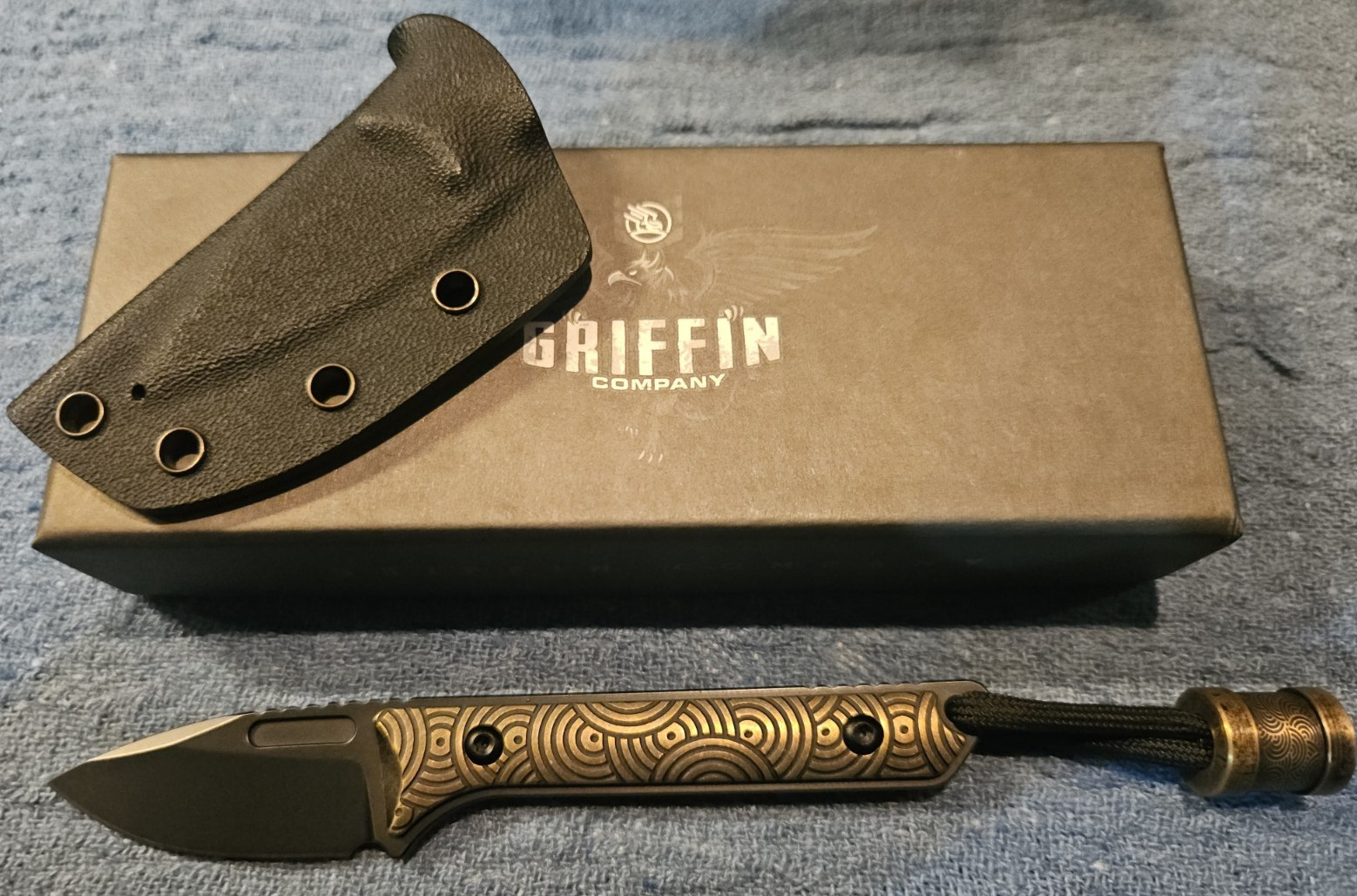 Urban EDC x Griffin Scout Medic Seigaiha Bronze w/ Collins Trace Bead