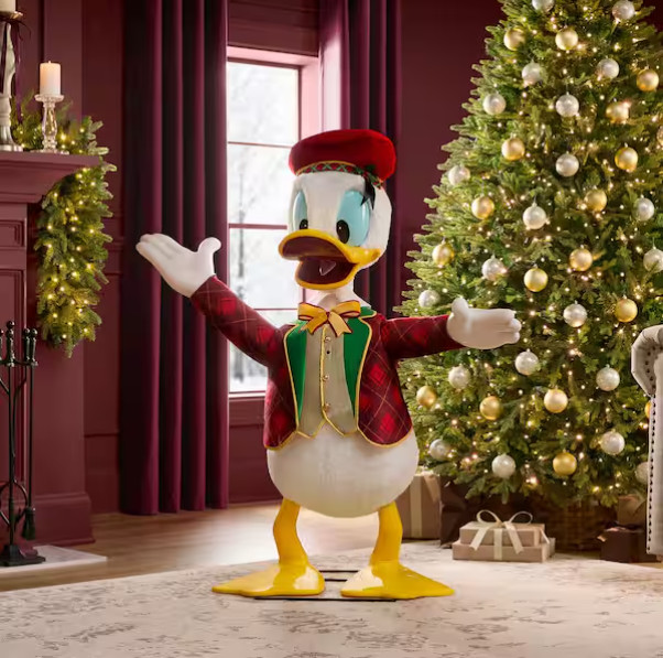 Disney 4ft Animated Donald Duck Interactive Holiday Christmas Animatronic 2026 Disney 4ft Animated Donald Duck Interactive Holiday Christmas Animatronic 2026