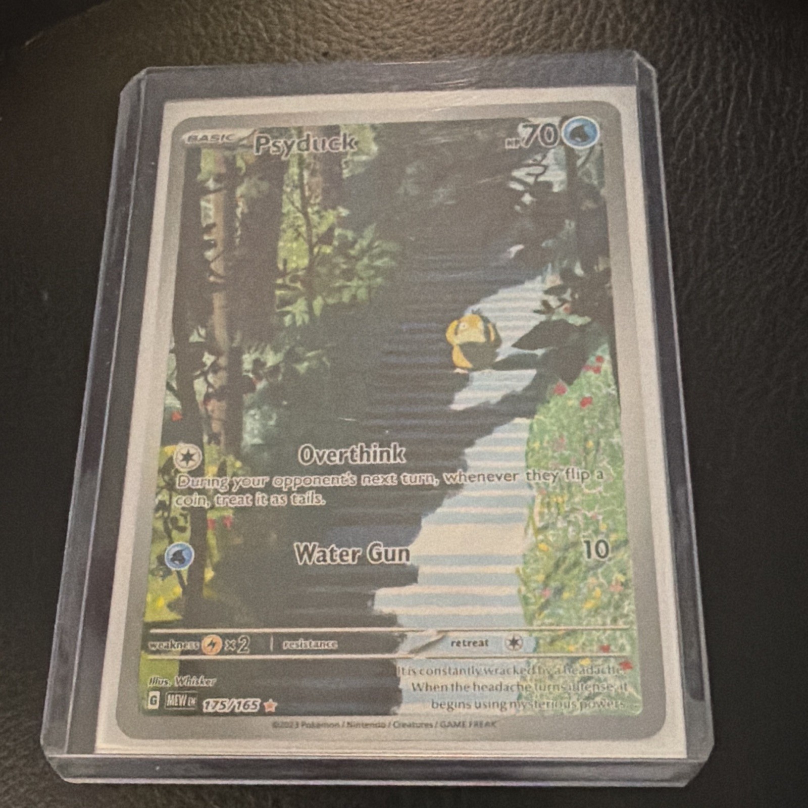 Pokémon TCG Psyduck Illustration Rare 175/165 SV 151 Holo Full Art NM Pokémon TCG Psyduck Illustration Rare 175/165 SV 151 Holo Full Art NM