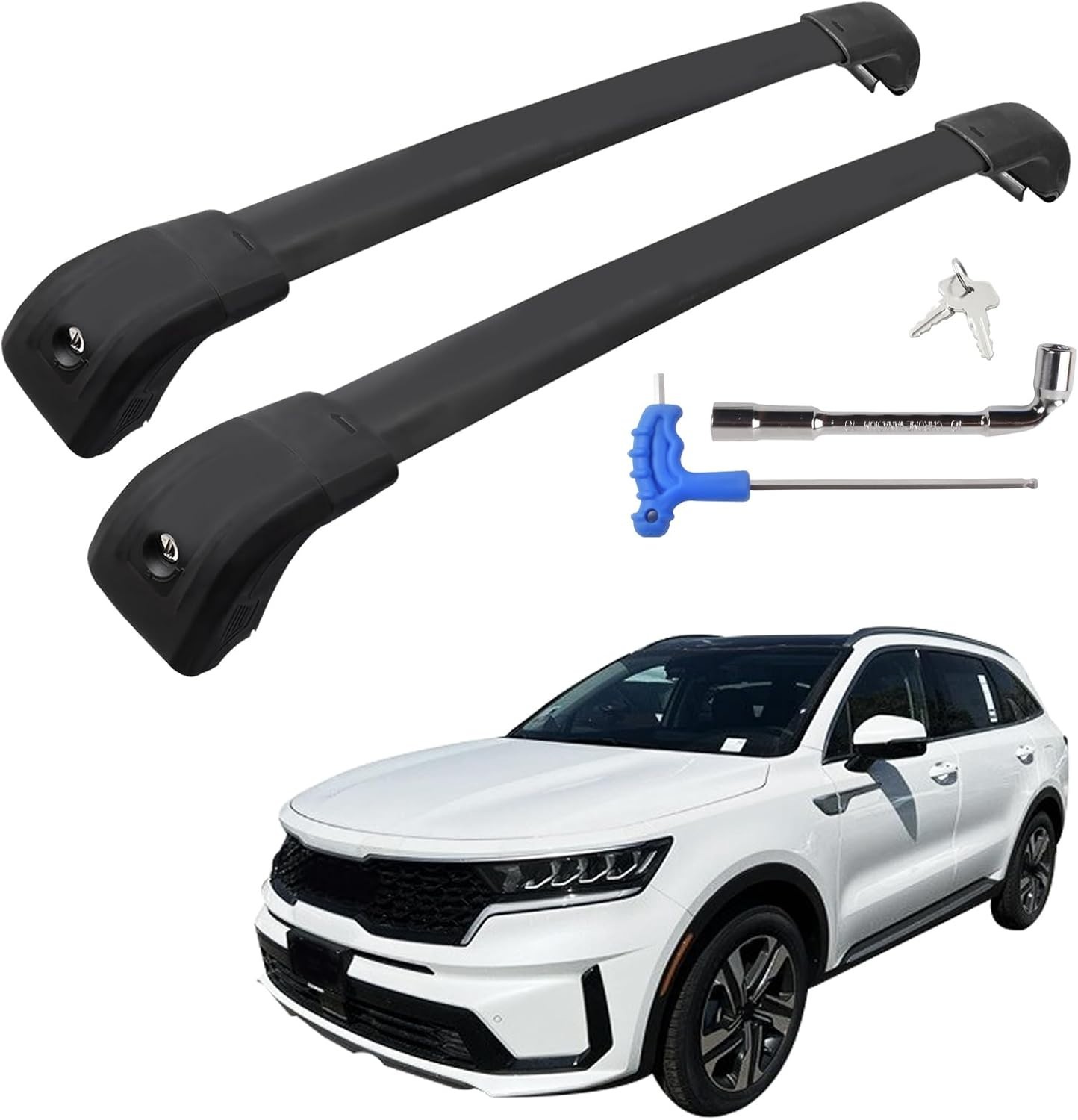 330LB Roof Rack Cross Bars for Kia Sorento 2021-2026 & Sorento Hybrid, Heavy Dut