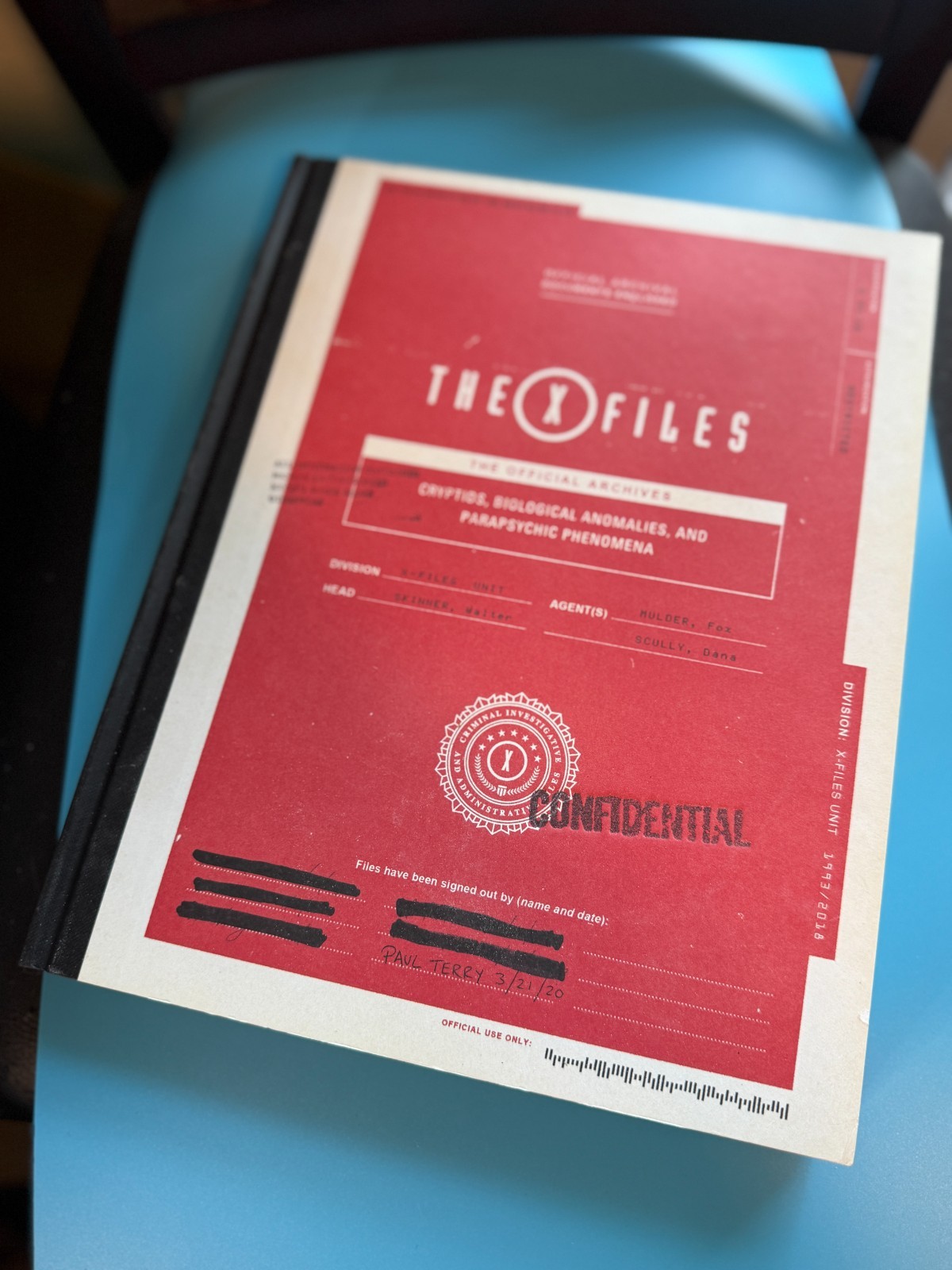 The X-Files Official Archives Hardcover Sci-Fi Fantasy Horror