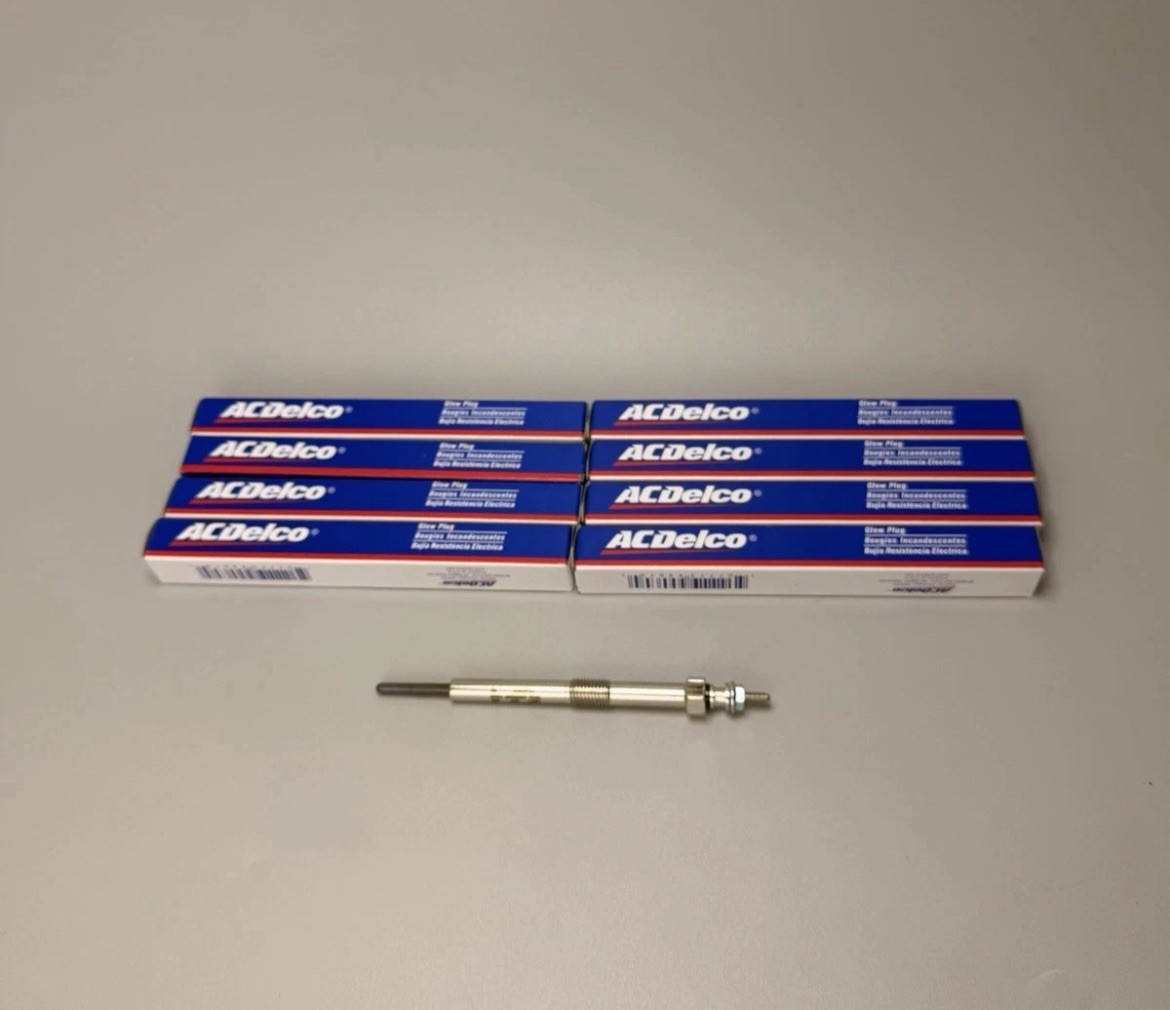 8pcs OEM 12639701 / 9G Diesel Glow Plugs for Silverado LMM LML LBZ Duramax 6.6L