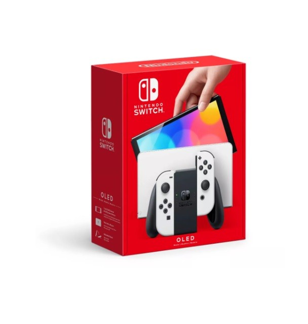 Nintendo HEGSKAAAA OLED w/ White Joy-Con White, Nintendo Switch