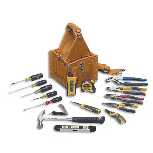 IDEAL Electrical 35-809 17-Piece Master Electrician\'s Hand Tool Kit IDEAL Electrical 35-809 17-Piece Master Electrician\'s Hand Tool Kit