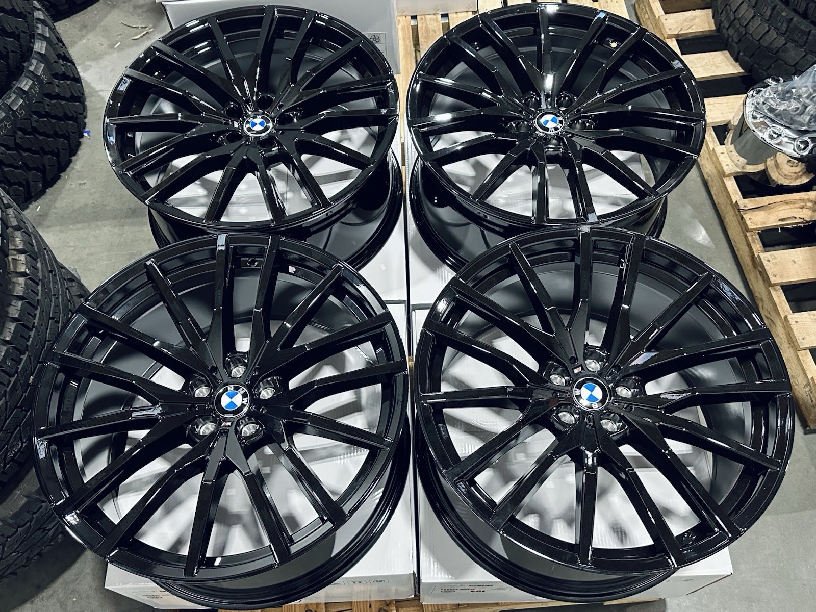 21\'\' Wheels for BMW X5 X5M G05 X6 G06 X7 21x9.5/10.5 5x112 Staggered Rims Set 4