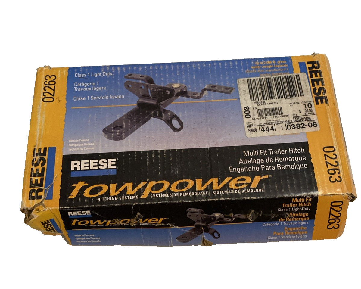 Reese Towpower 02263 Class I Multi-Fit 1-1/4