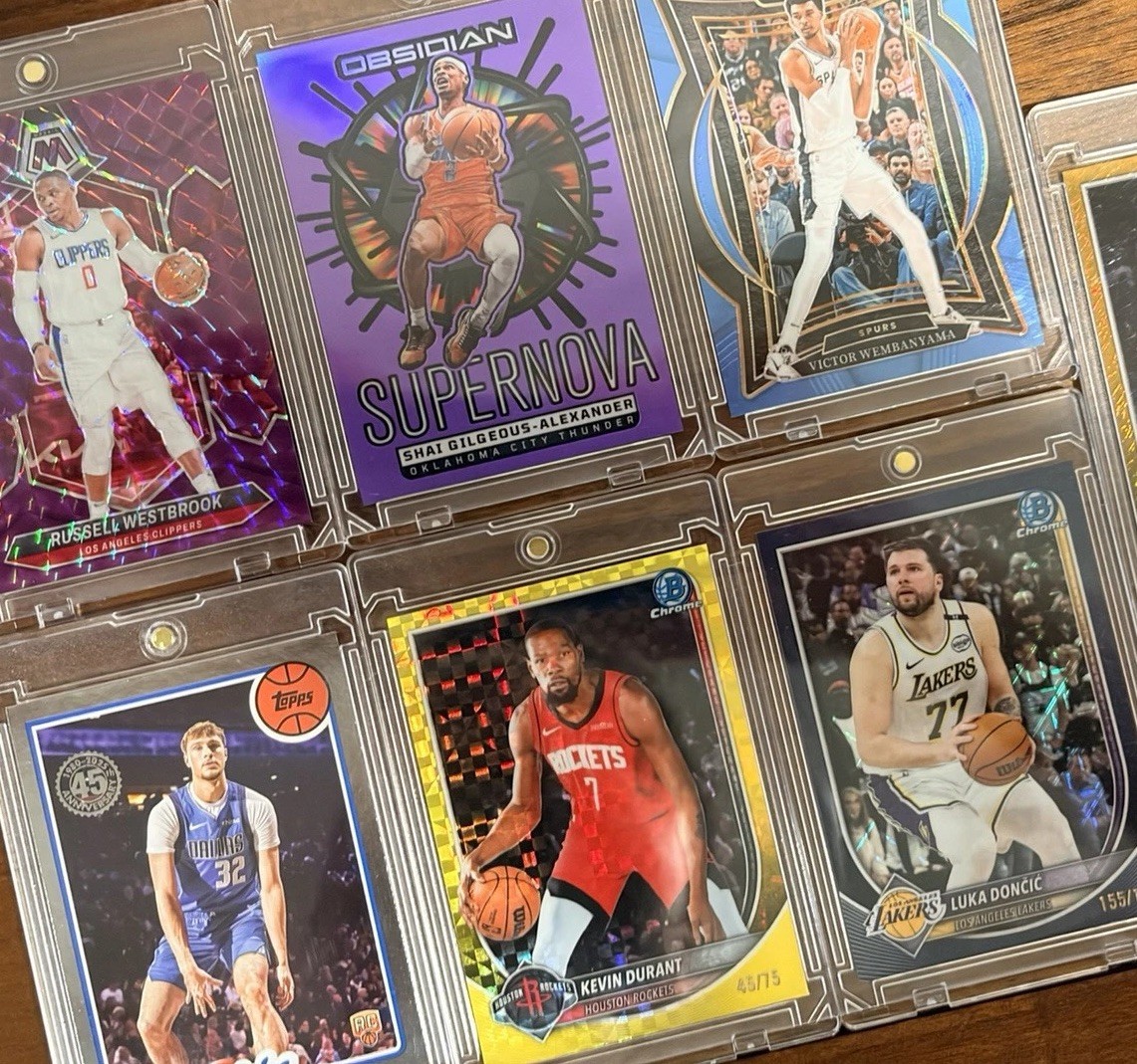 NBA Premium Card Lot Wemby Flagg Durant Luka SGA Mitchell /50 /75 /99 RC NBA Premium Card Lot Wemby Flagg Durant Luka SGA Mitchell /50 /75 /99 RC