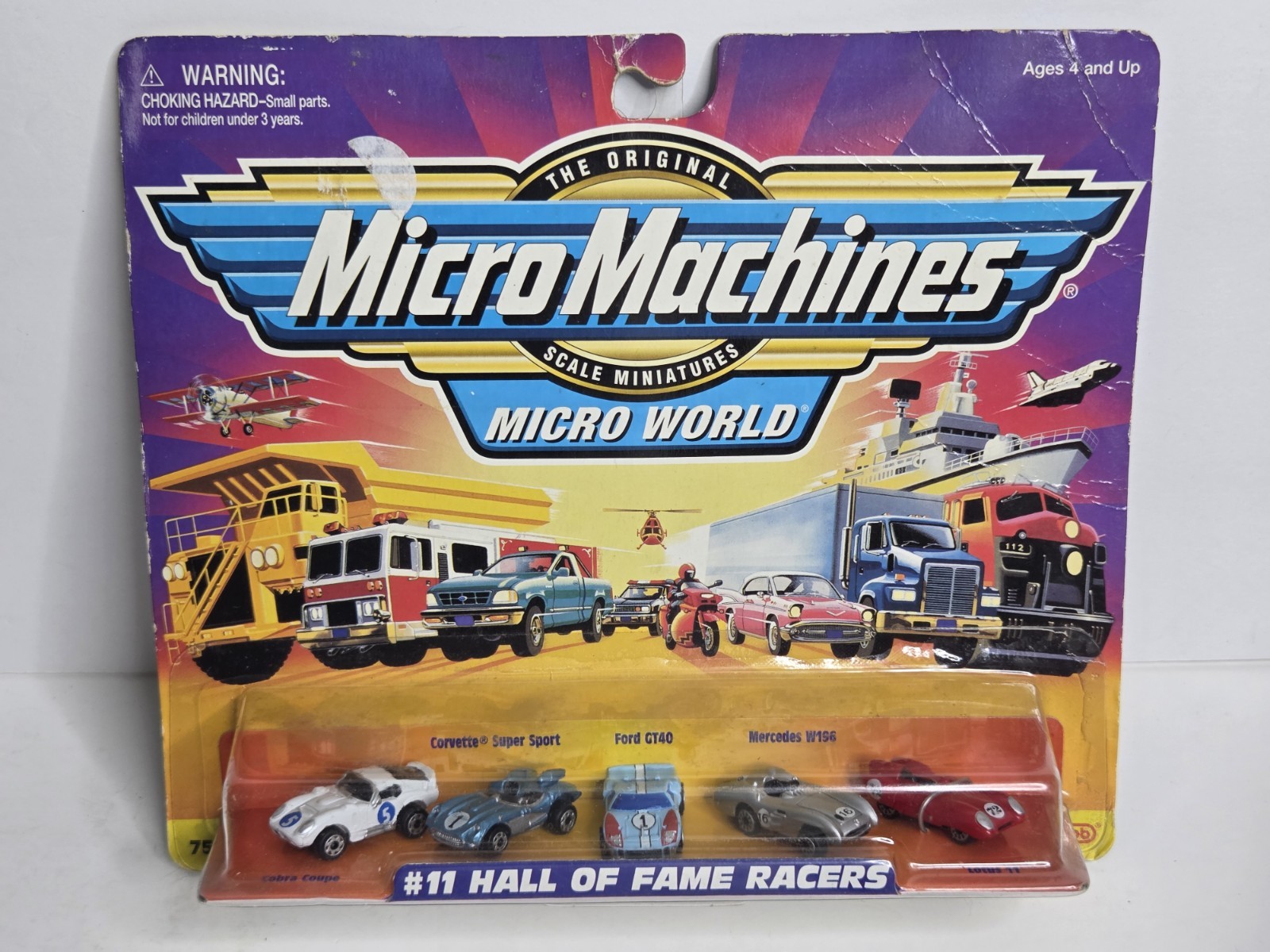 1999 Micro Machines #11 Hall of Fame Racers GT40 Cobra Corvette Lotus Galoob NOS