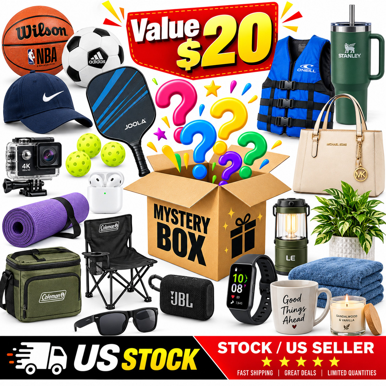 Bulk Mystery Overstock Pack – Mixed New Merchandise Wholesale Lot