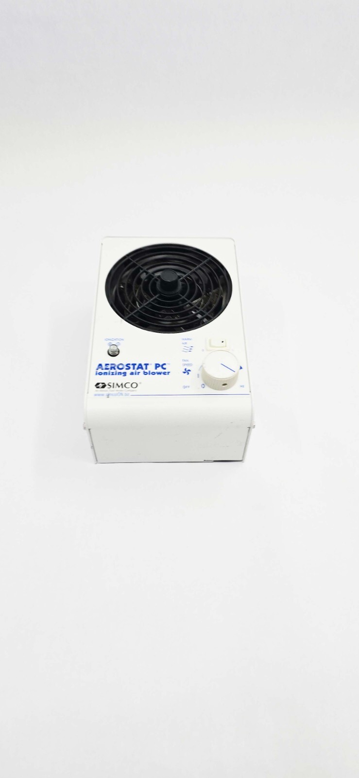 Simco -Ion Aerostat PC 4003367 Ionizing Air Blower 120VAC 60Hz 1.7-5A Simco -Ion Aerostat PC 4003367 Ionizing Air Blower 120VAC 60Hz 1.7-5A