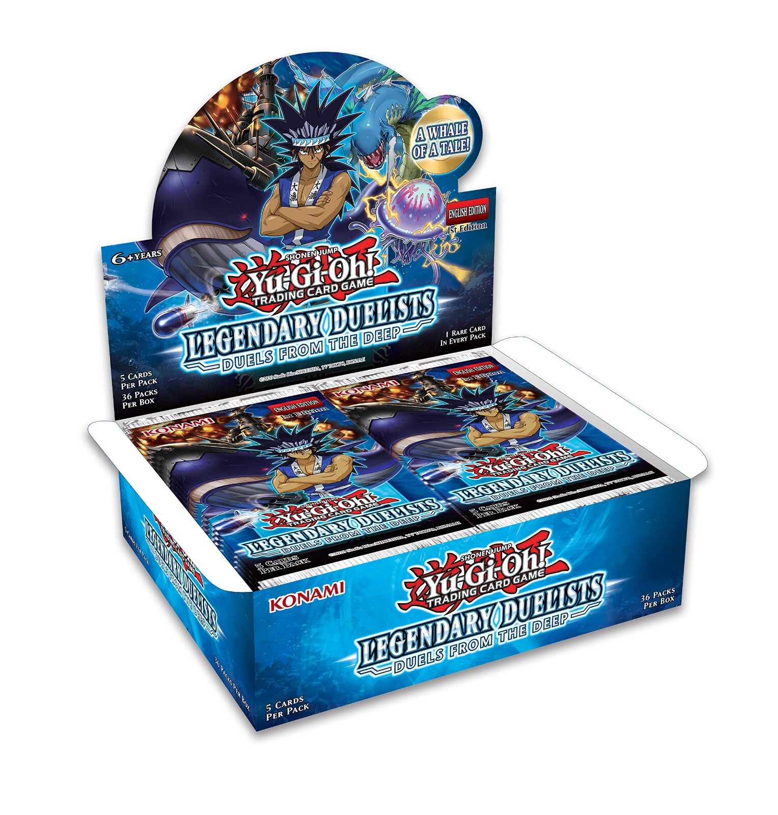 Konami Yu-Gi-Oh TCG Legendary Duelists - Duels From The Deep Booster Box ✨USA