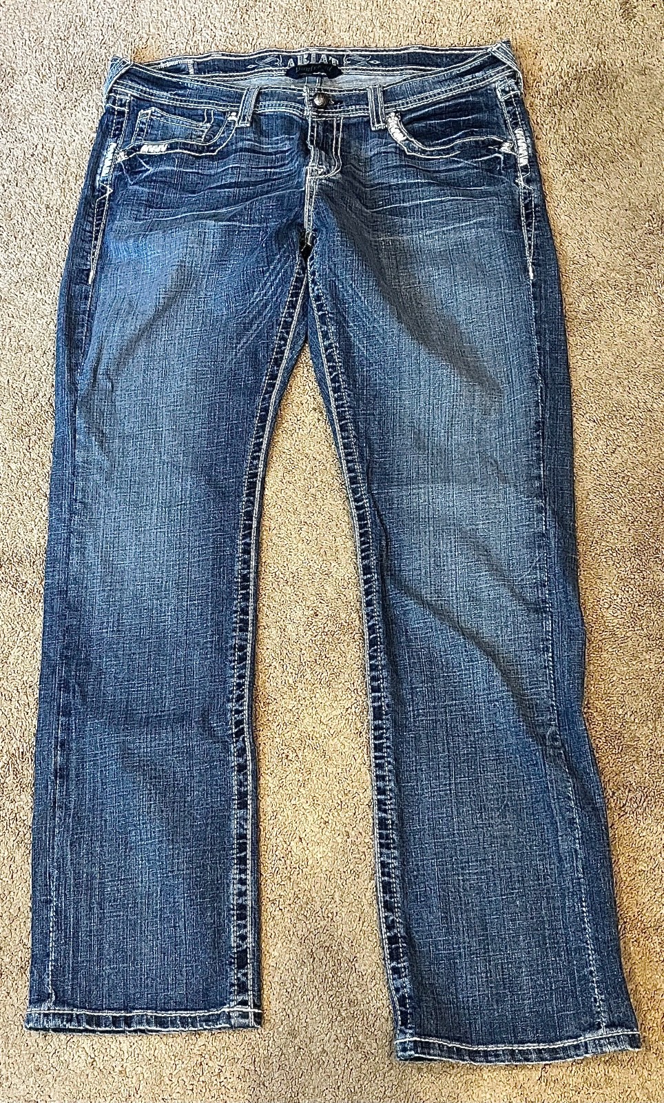 WOMENS 31R ARIAT # 10015098 Boyfriend STRETCH JEANS 34X32 WOMENS 31R ARIAT # 10015098 Boyfriend STRETCH JEANS 34X32