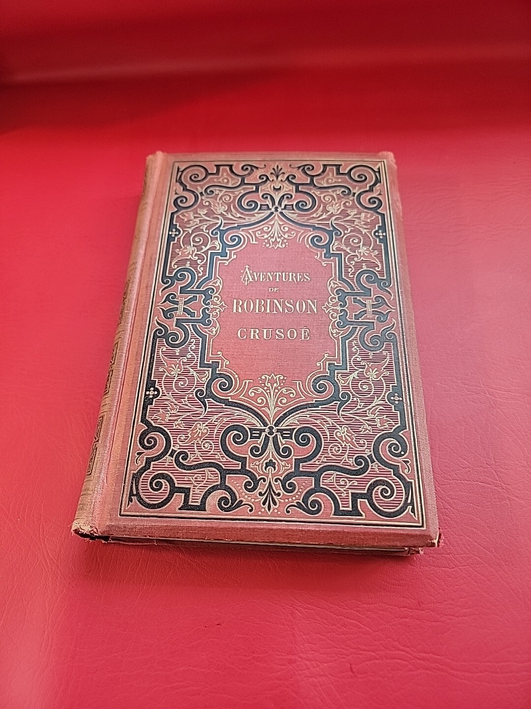 Aventures De Robinson Crusoe French Version Made In Paris Late 1880s GoldGilded 