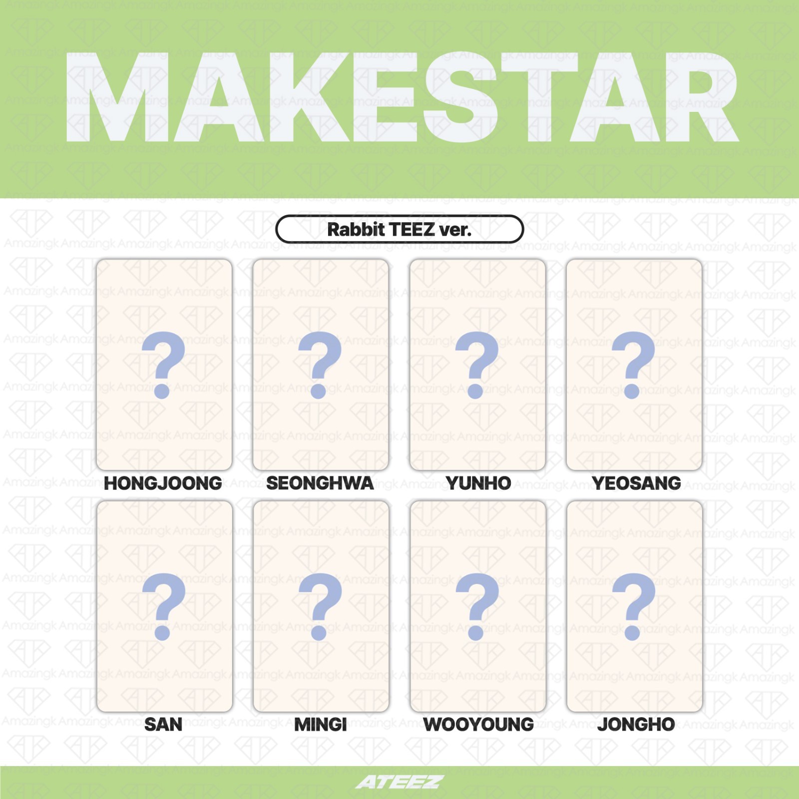 [PreSale] ATEEZ 14th Mini Album Golden Hour Pt.5 MakeStar 3rd Fan Sign Photocard