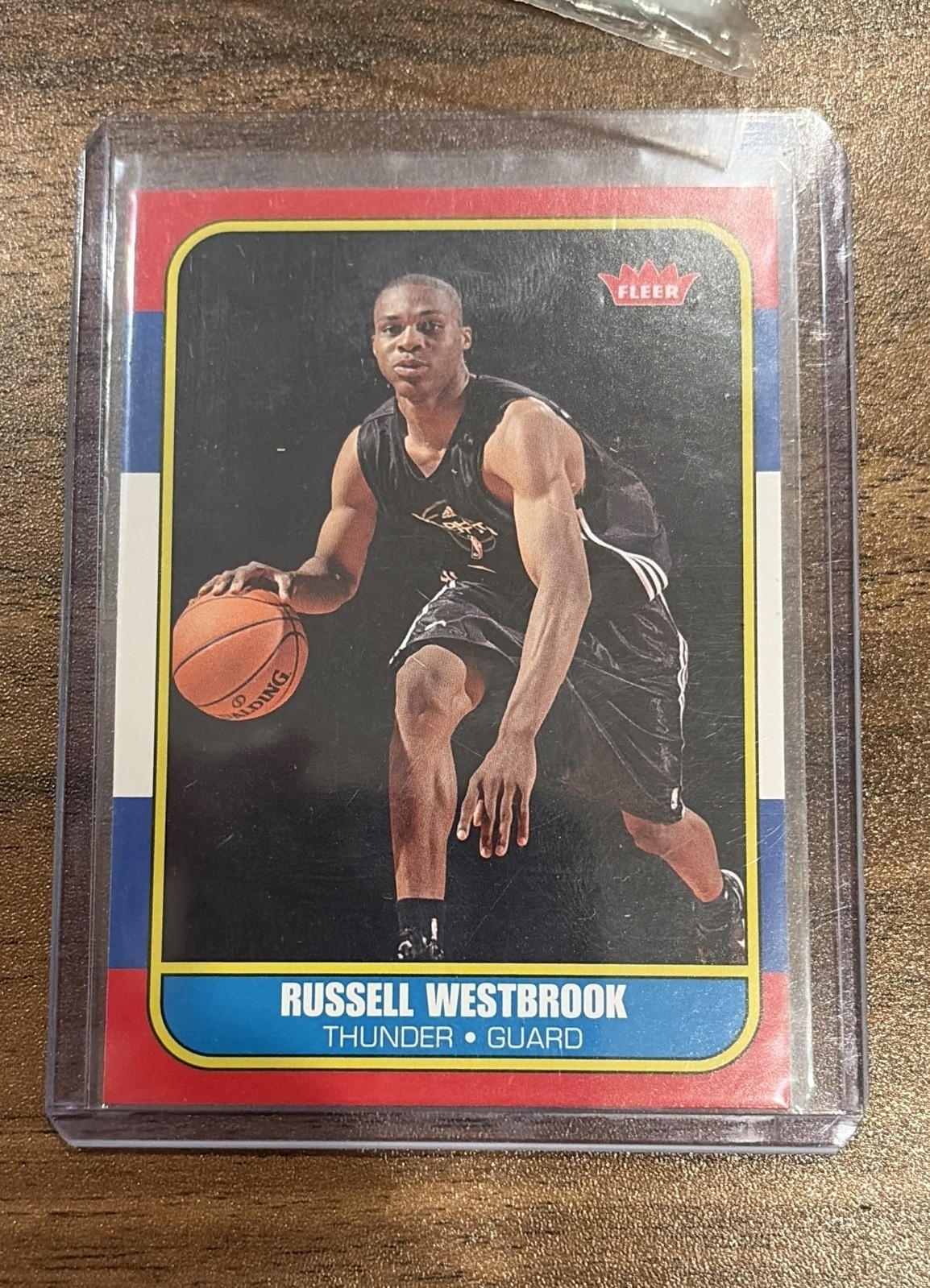 2008-09 Fleer - 1986-87 Retro Rookies Russell Westbrook #86R-166 (RC)