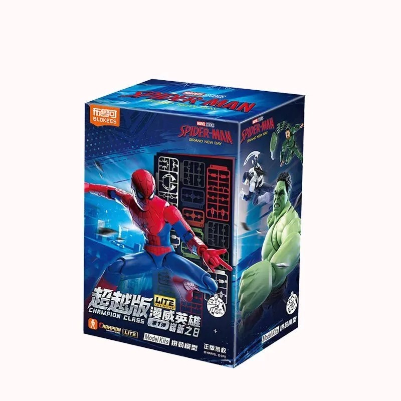 Blokees Marvel Brand New Day Spider-man Champion Class Poseable Model Kit Figure