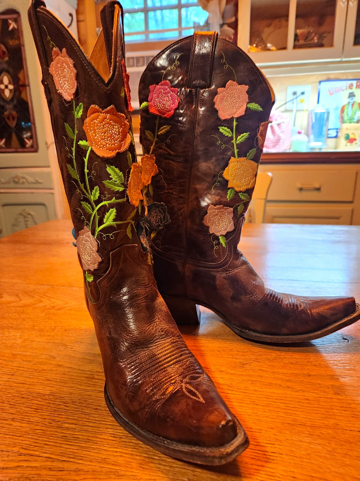 Womans Vintage Justin Western Cowboy Boots 10 M Womans Vintage Justin Western Cowboy Boots 10 M