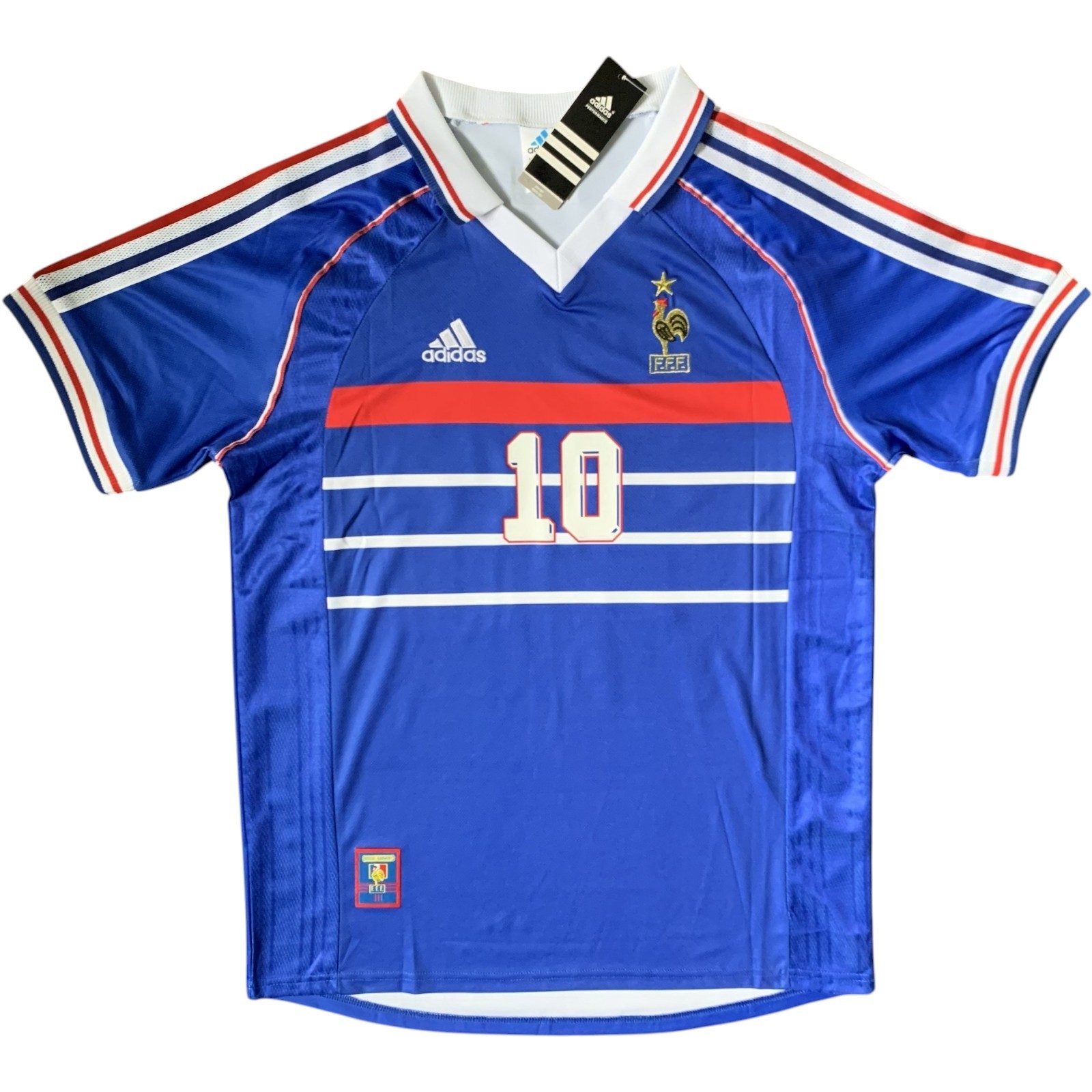 Zinedine Zidane #10 France 1998 World Cup Home Jersey Collection -Mens Sizes-NEW