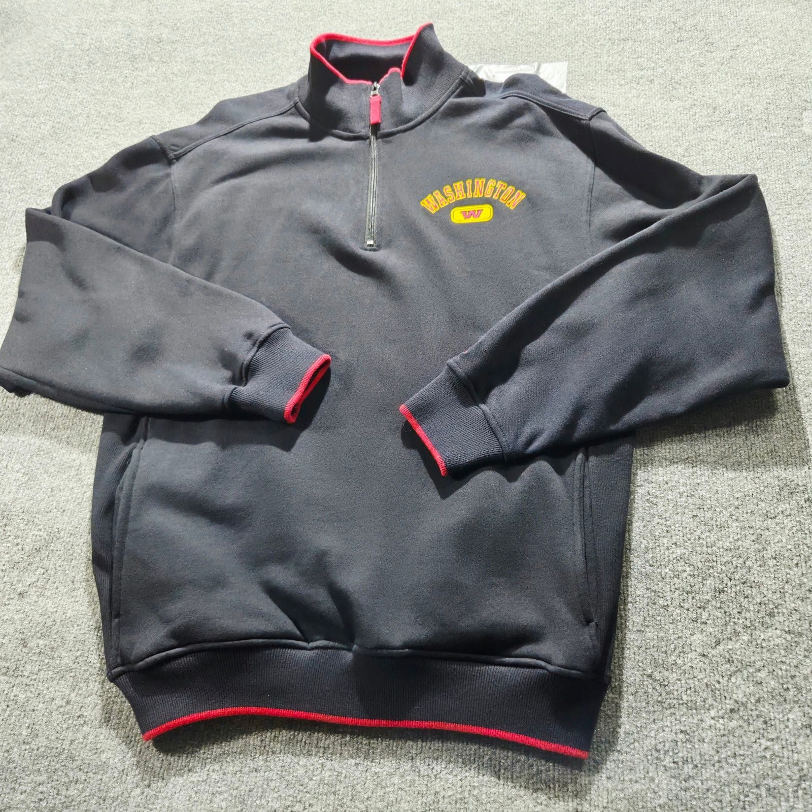 Colosseum Washington University City Series 1/4 Zip Sweatshirt Size L