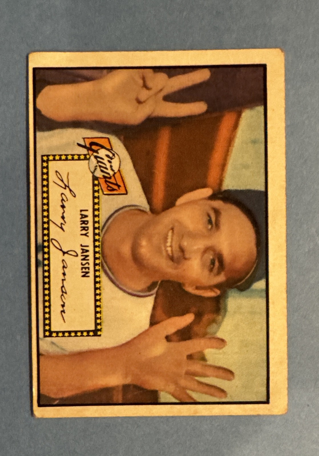1952 Topps - Larry Jansen #5 Black back