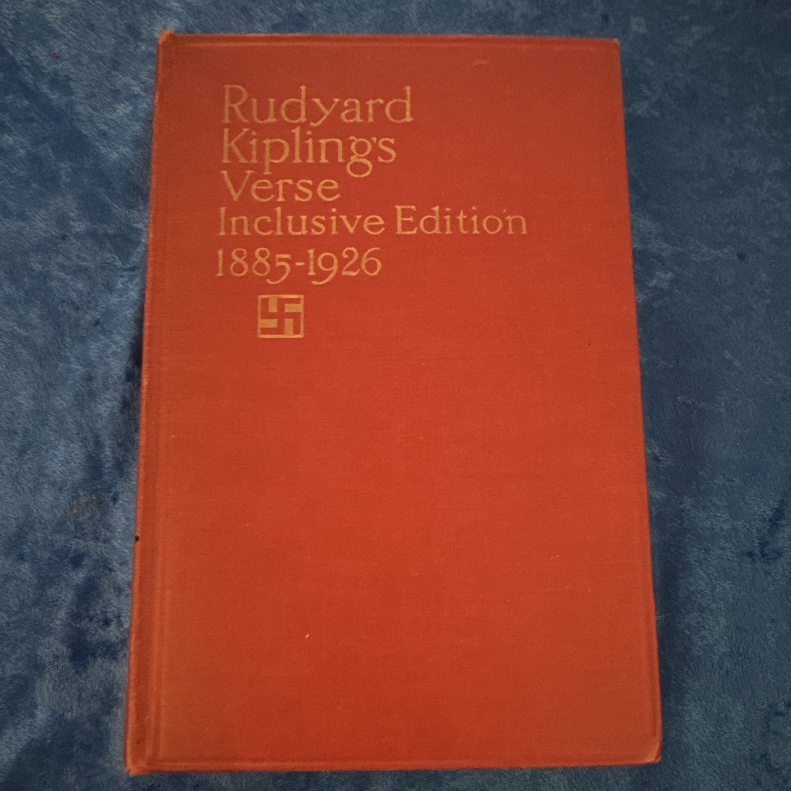 1ST ED Rudyard Kipling Verse Inclusive Ed HC 1st Ed Doubleday 1927 Garden City 