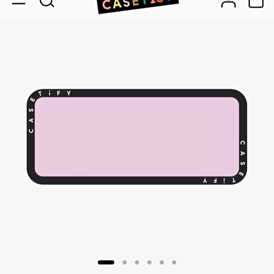 Casetify Snappy Laptop Phone Mount — Pink and Blue Accents