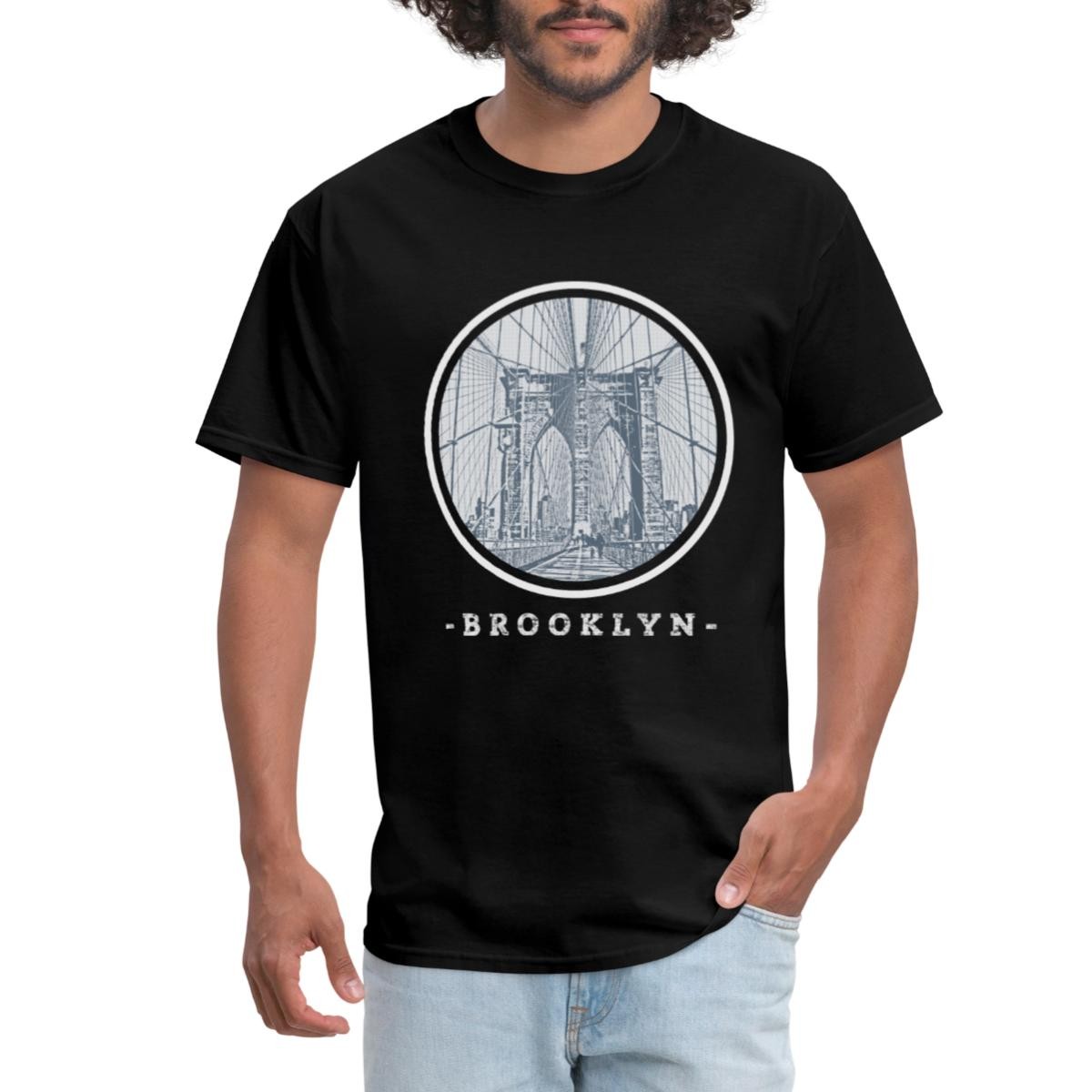 Brooklyn Bridge Retro Vintage Men\'s T-Shirt
