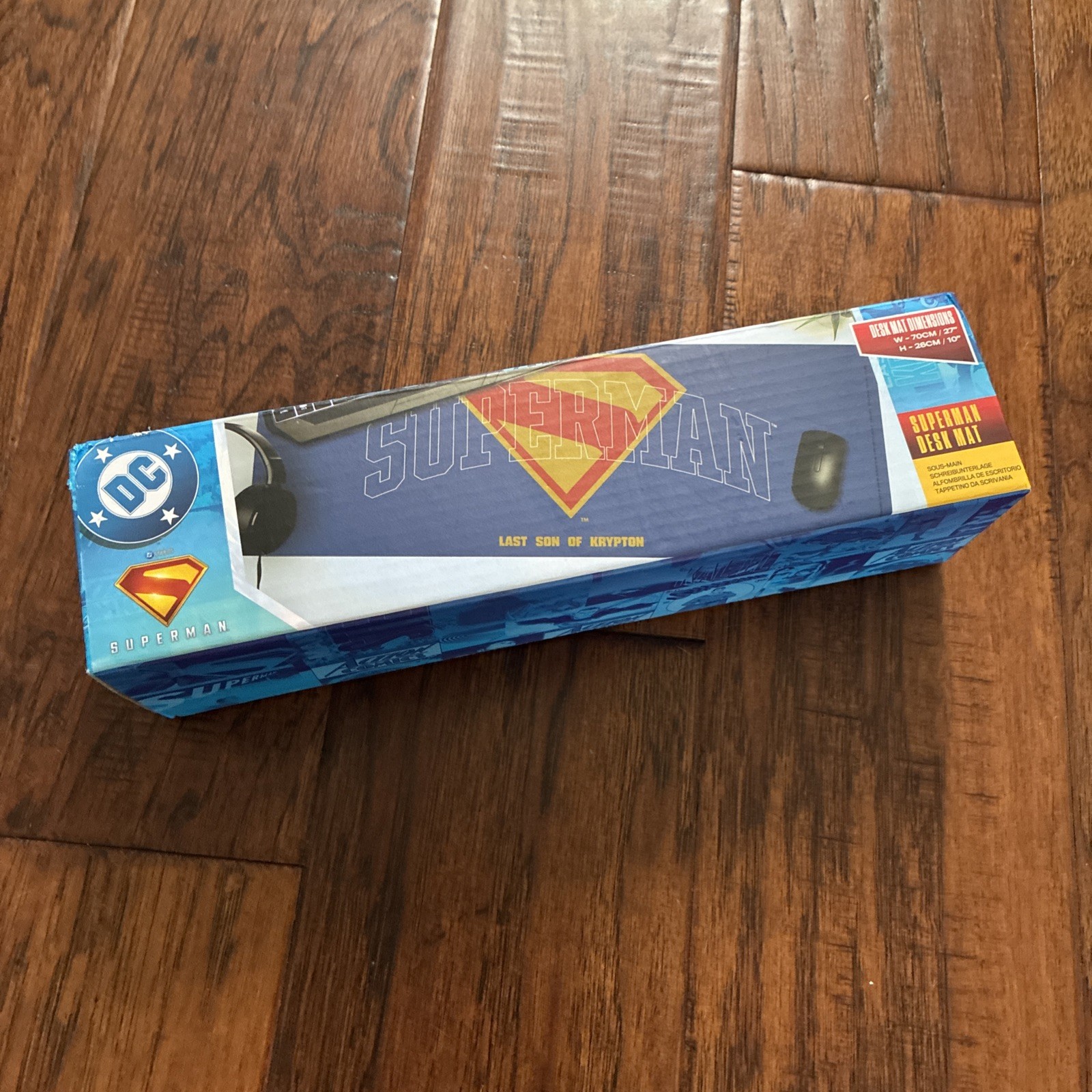 Superman Last Son of Krypton Desk Mat 27” x 10” Gaming Mouse Pad New